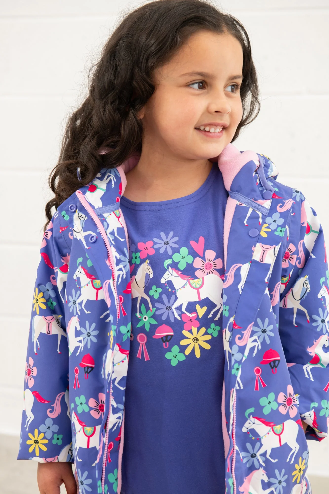 Freya Coat - Horse Print - Image 6