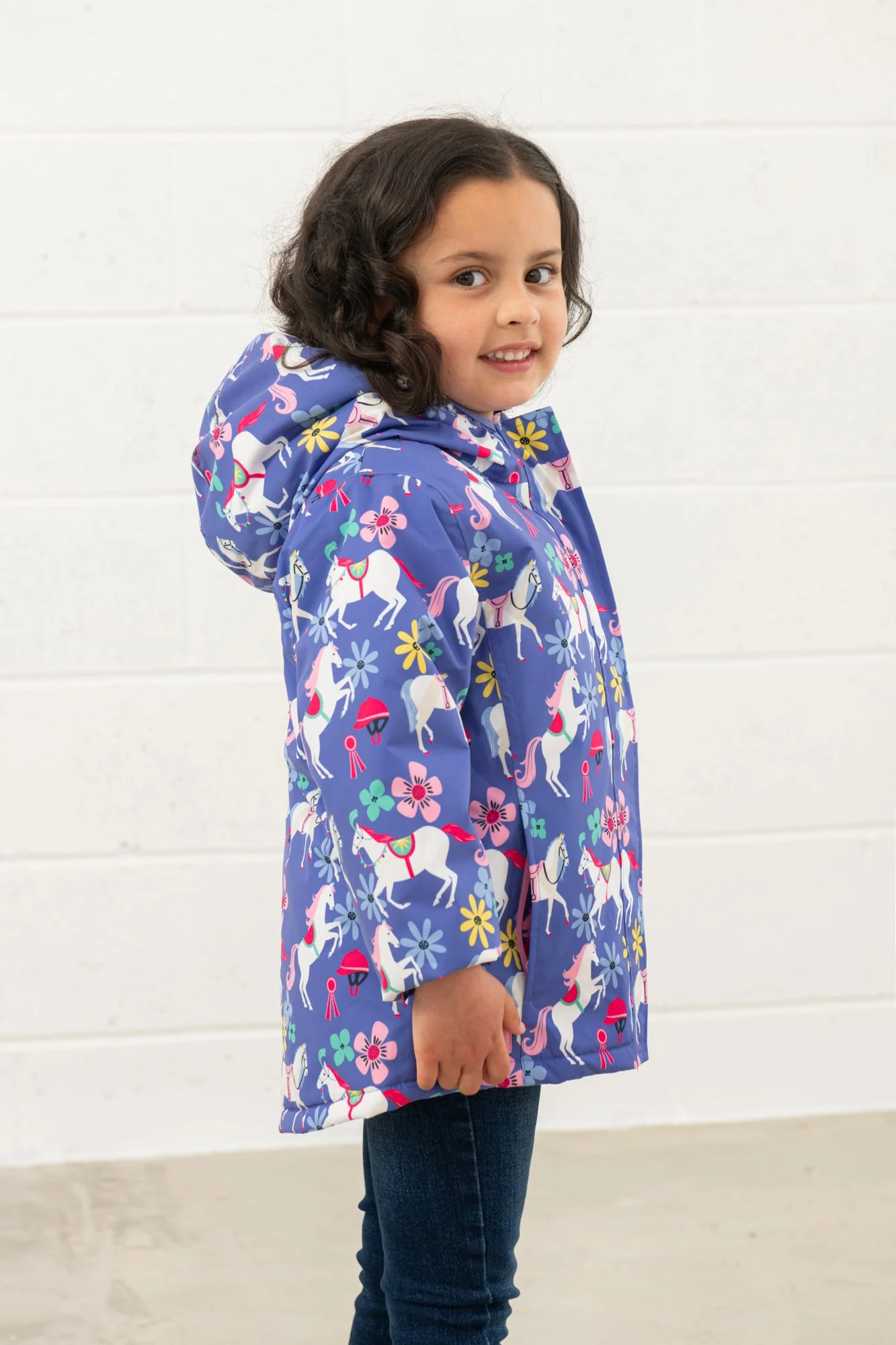 Freya Coat - Horse Print - Image 8