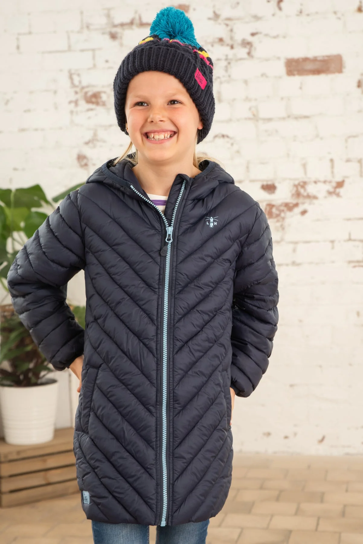 Georgia Coat - Navy - Image 2