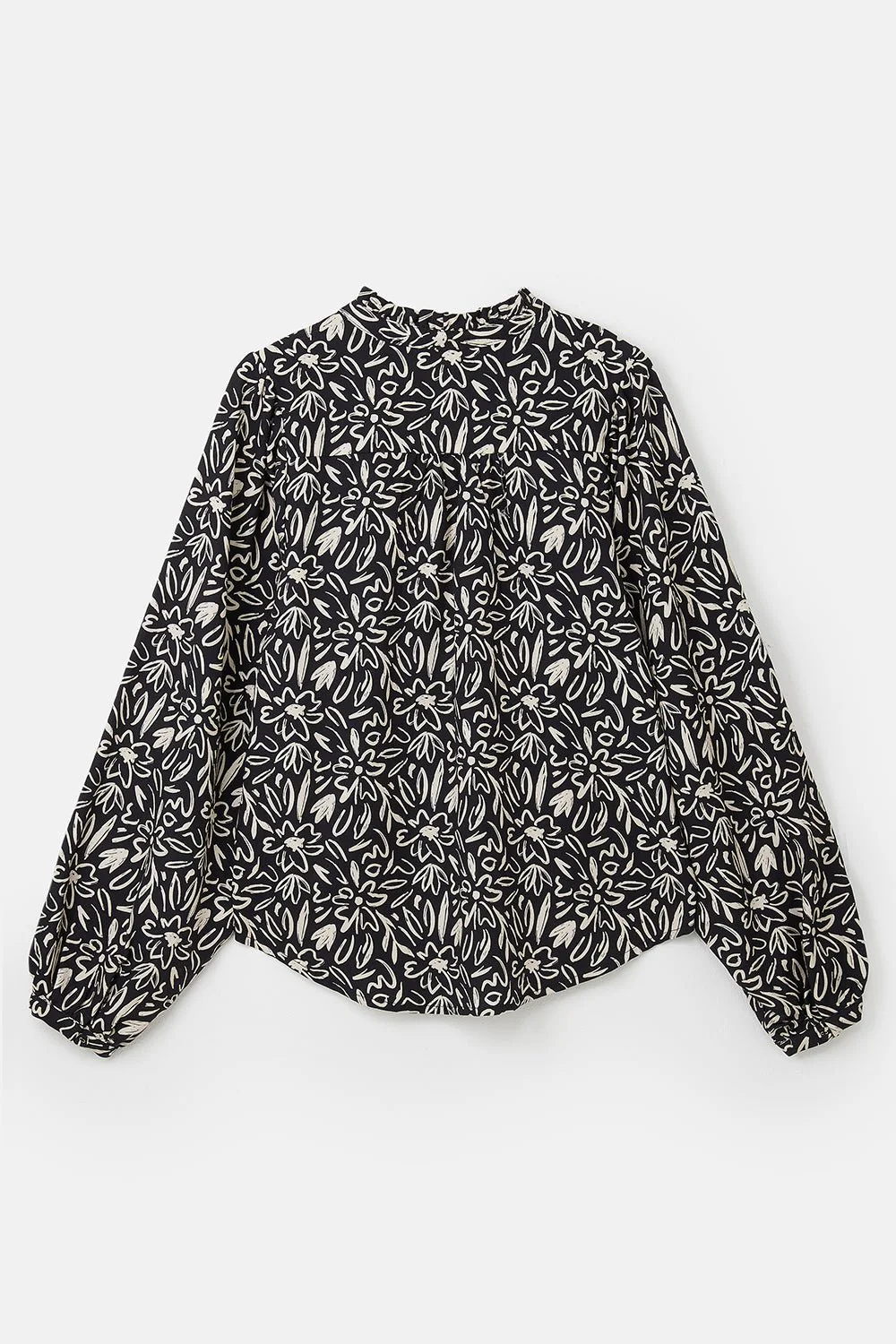Grace Blouse - Black Floral - Image 4