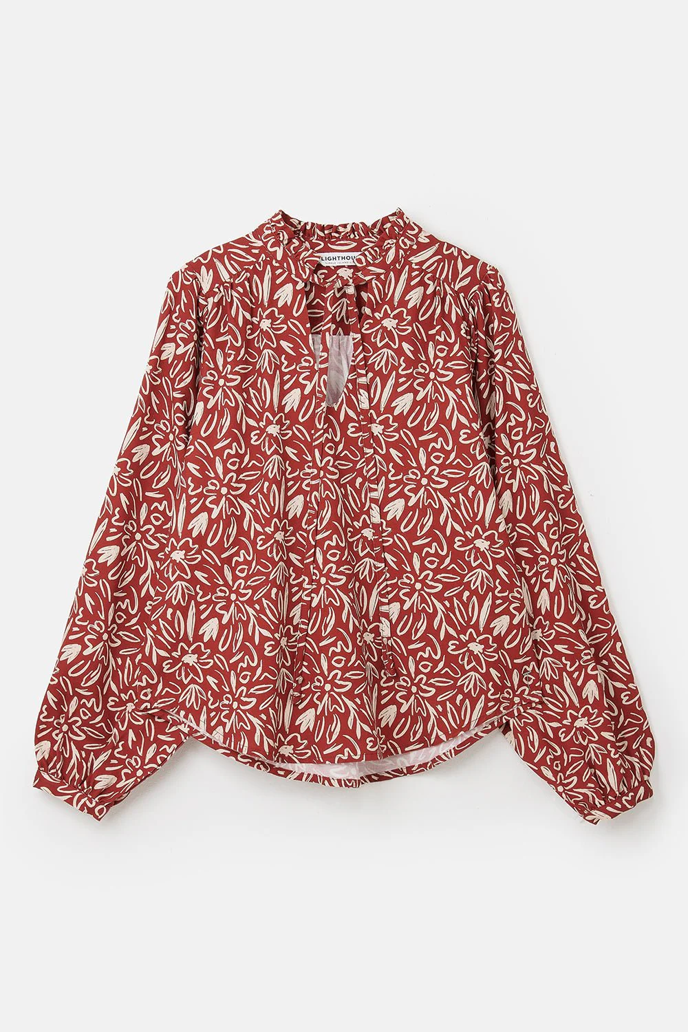 Grace Blouse - Rust Floral - Image 3