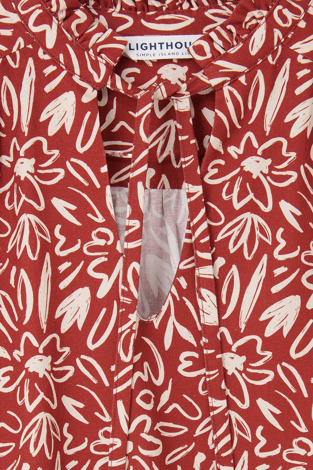 Grace Blouse - Rust Floral - Image 8