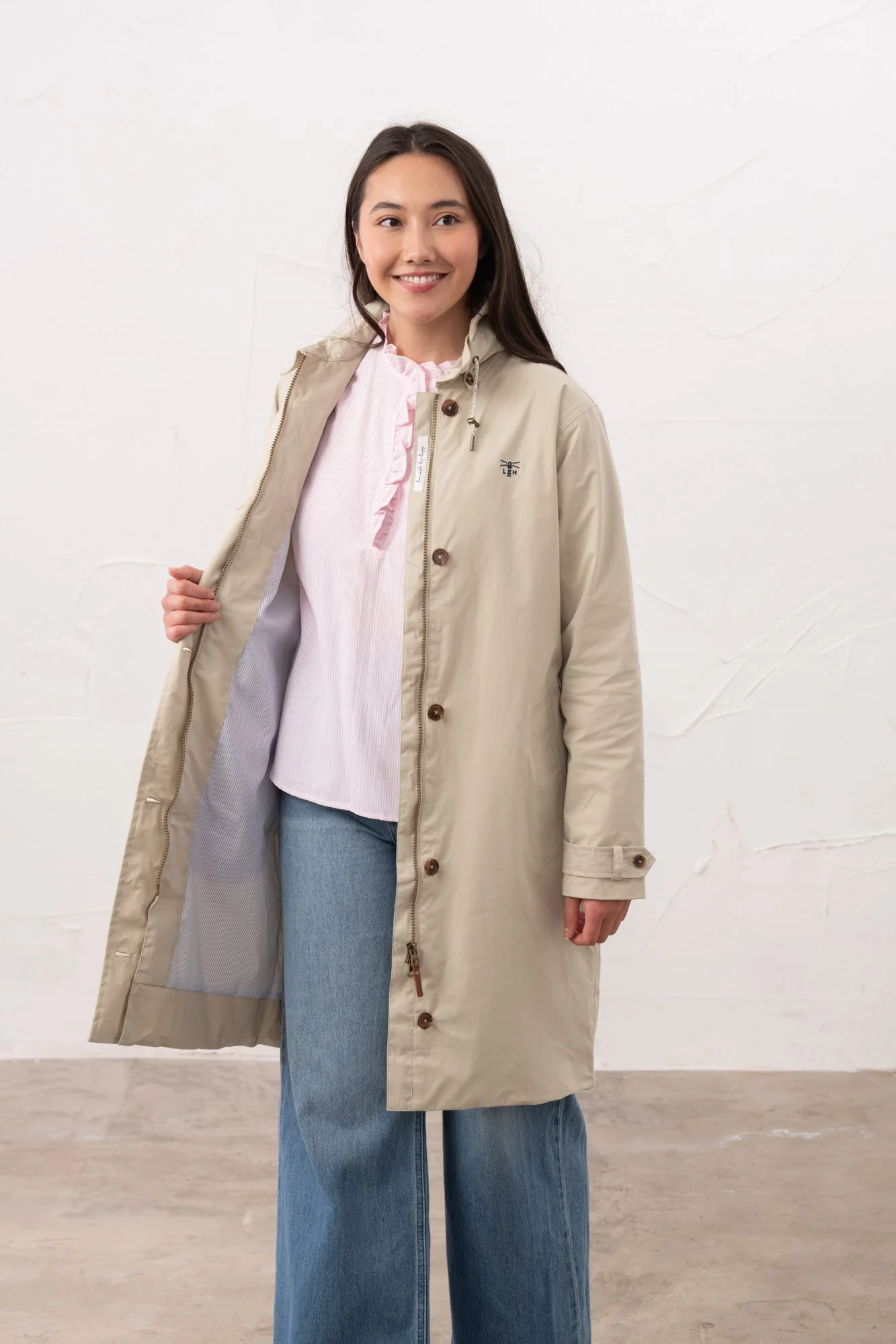 Hallie Coat - Clay - Image 7