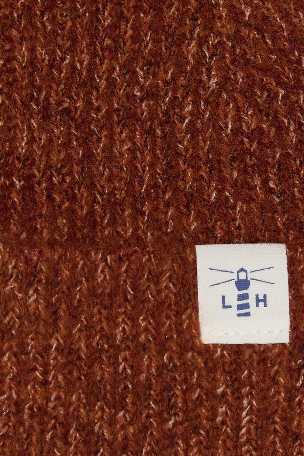 Hannah Bobble Hat - Rust - Image 2