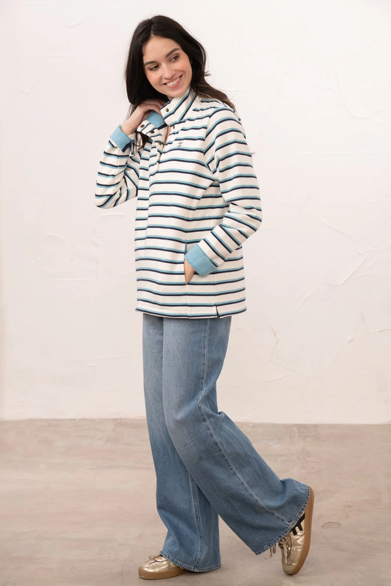 Haven Jersey - Indigo Stripe - Image 4