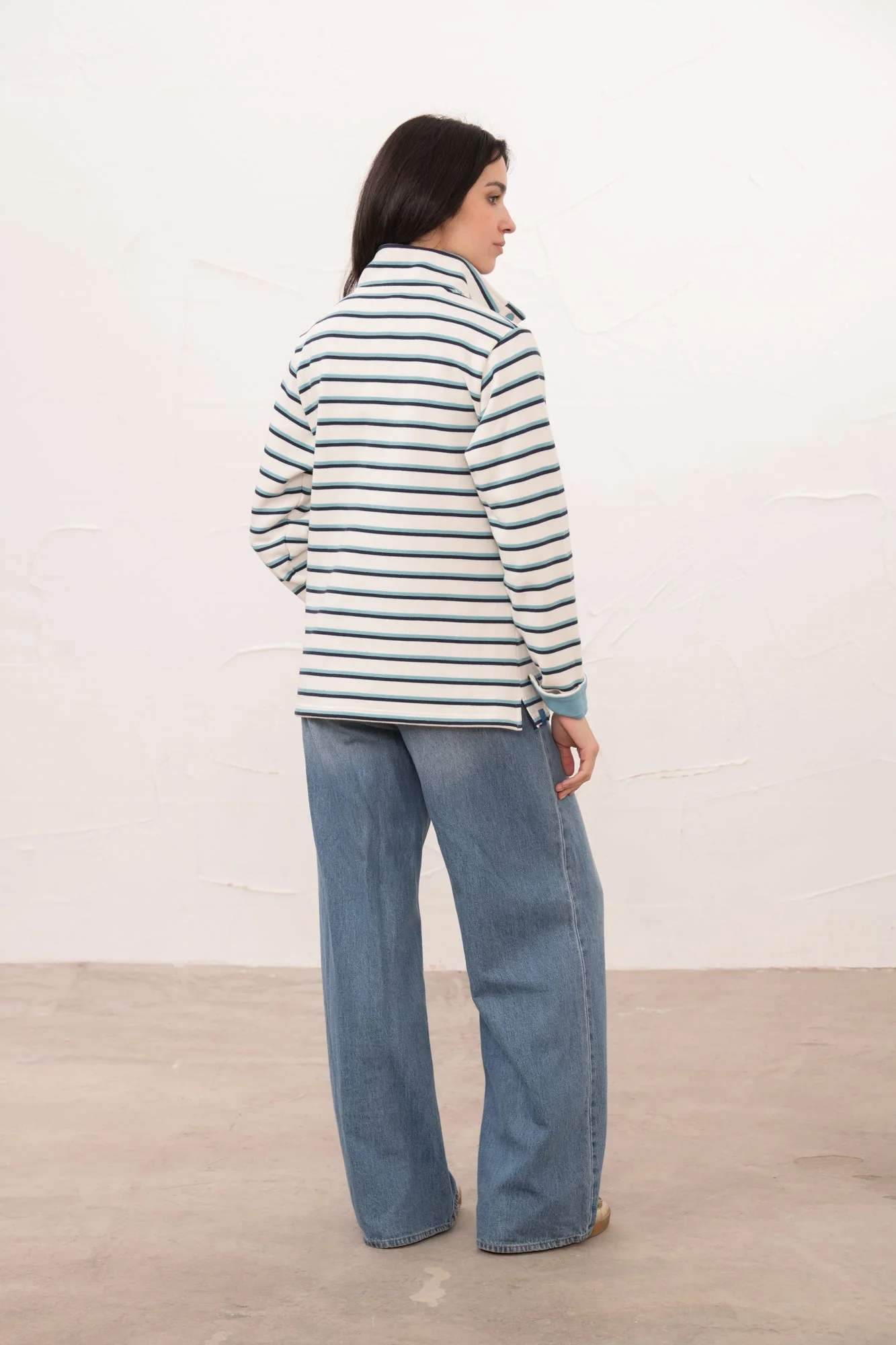 Haven Jersey - Indigo Stripe - Image 6
