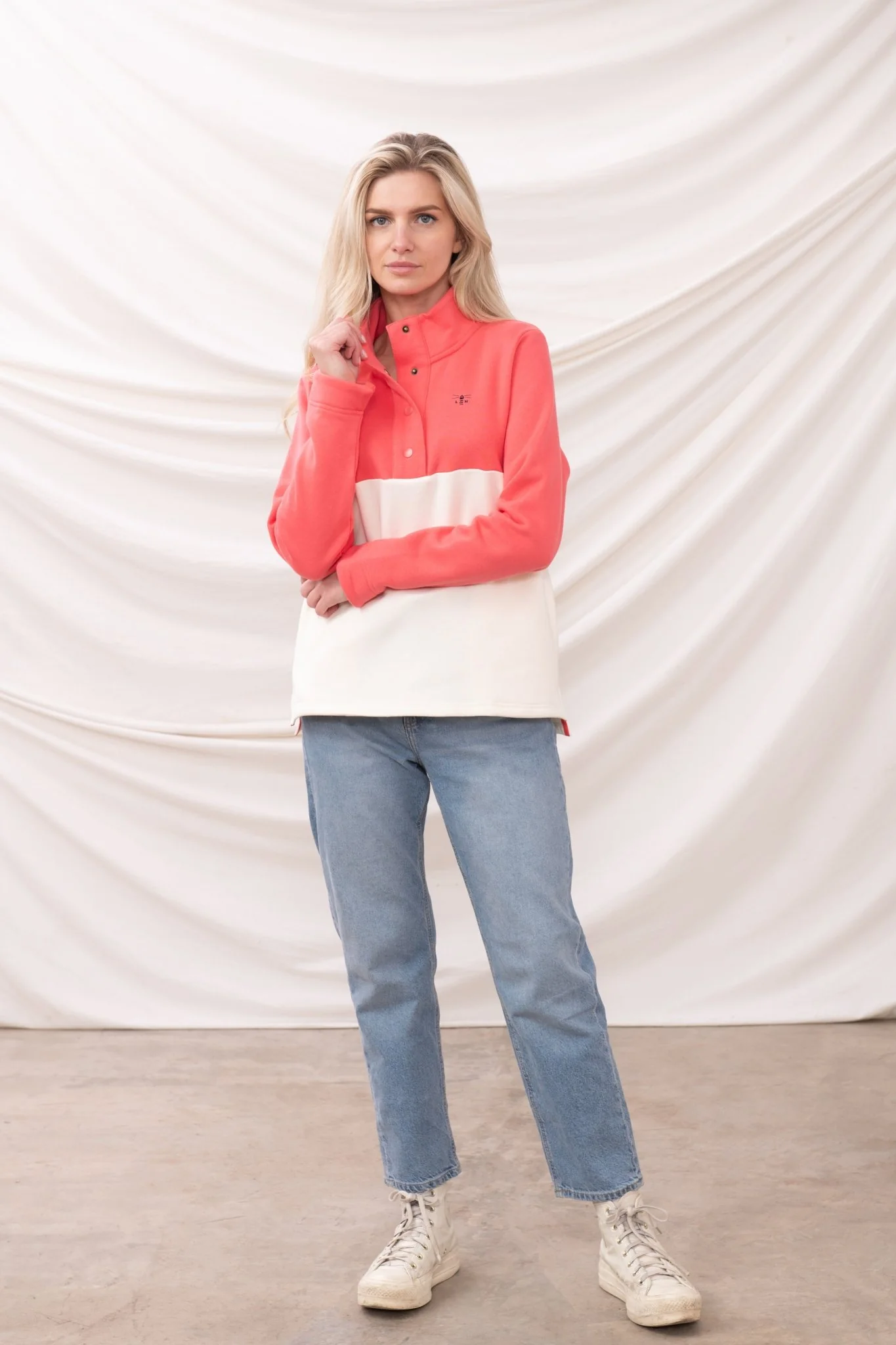 Haven Jersey - Coconut Deep Coral - Image 3