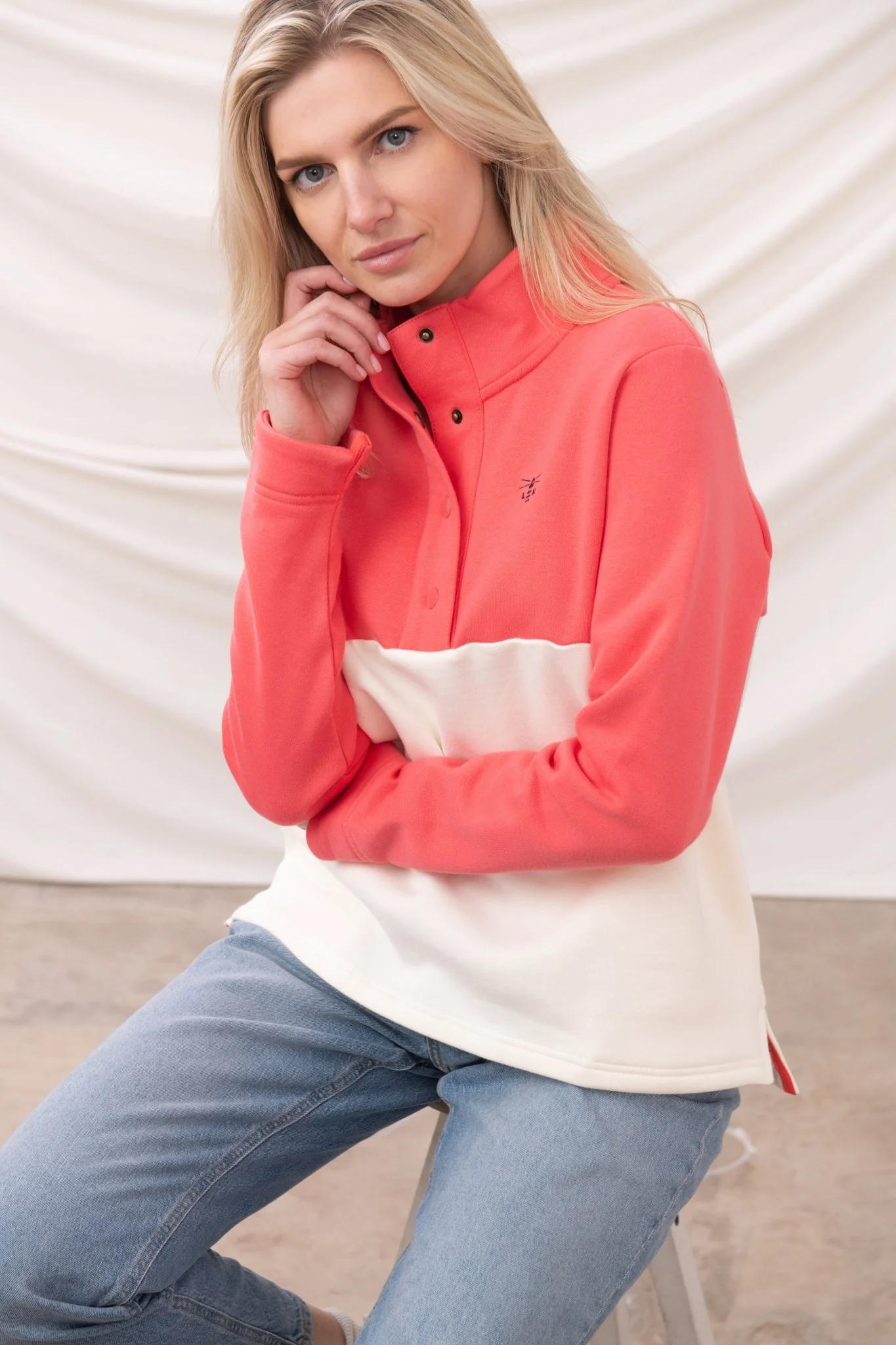 Haven Jersey - Coconut Deep Coral - Image 4