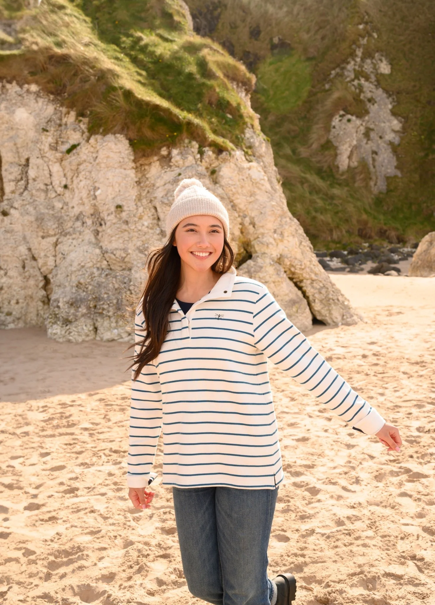 Haven Jersey - Teal Stripe - Image 6