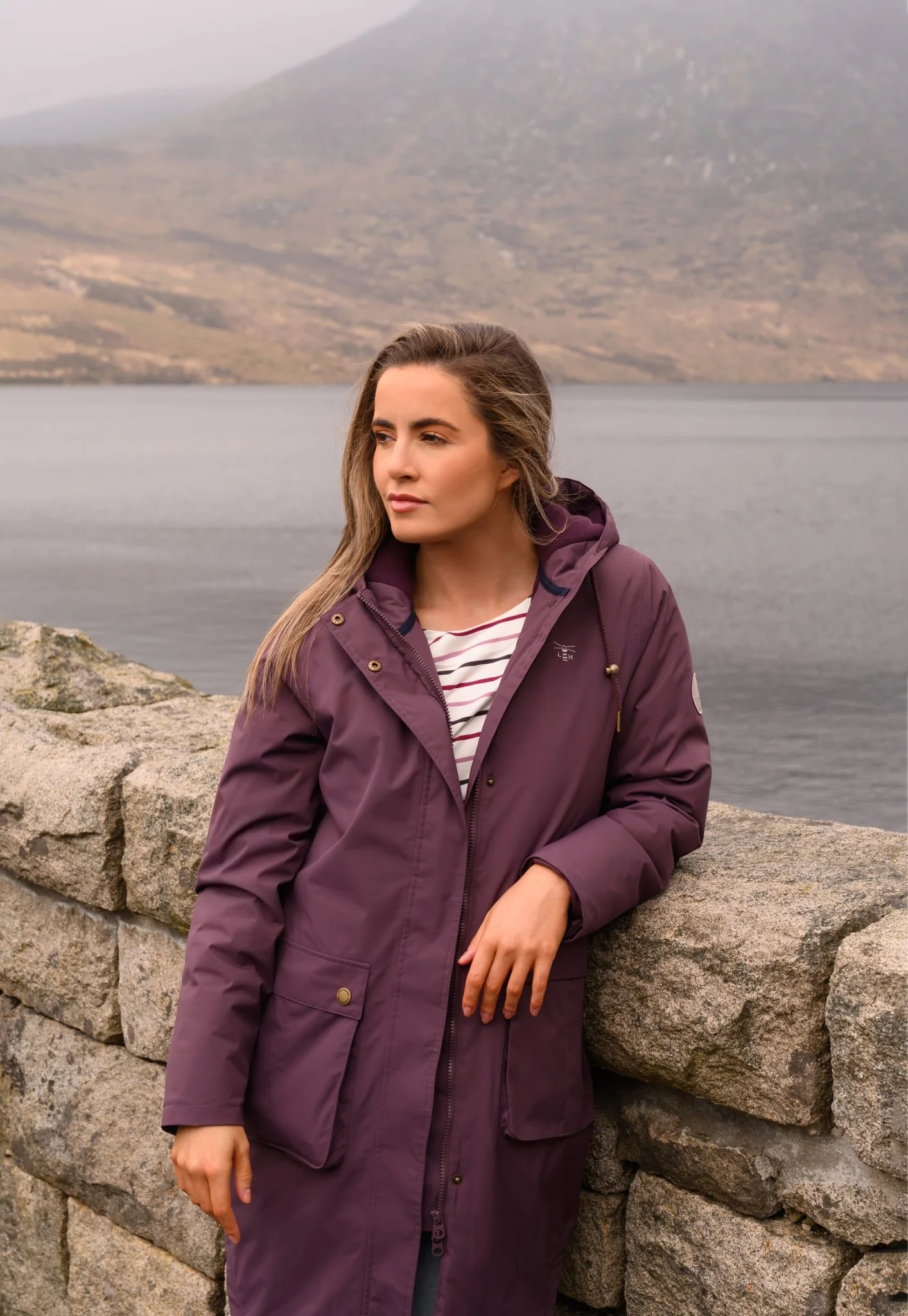 Imogen Coat - Cranberry - Image 11