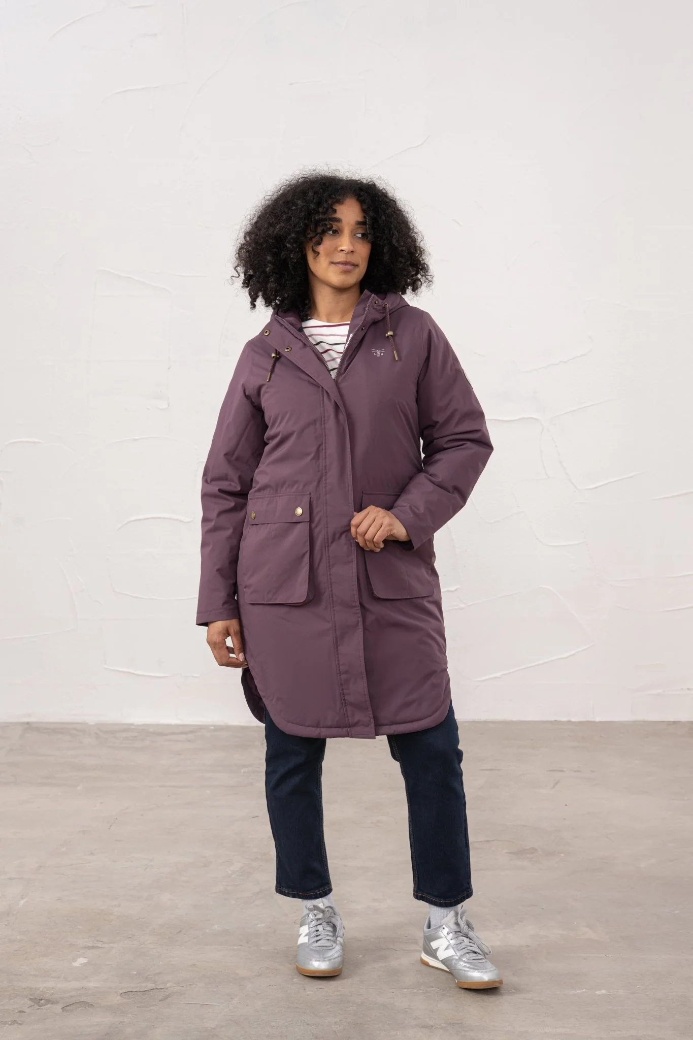 Imogen Coat - Cranberry - Image 4