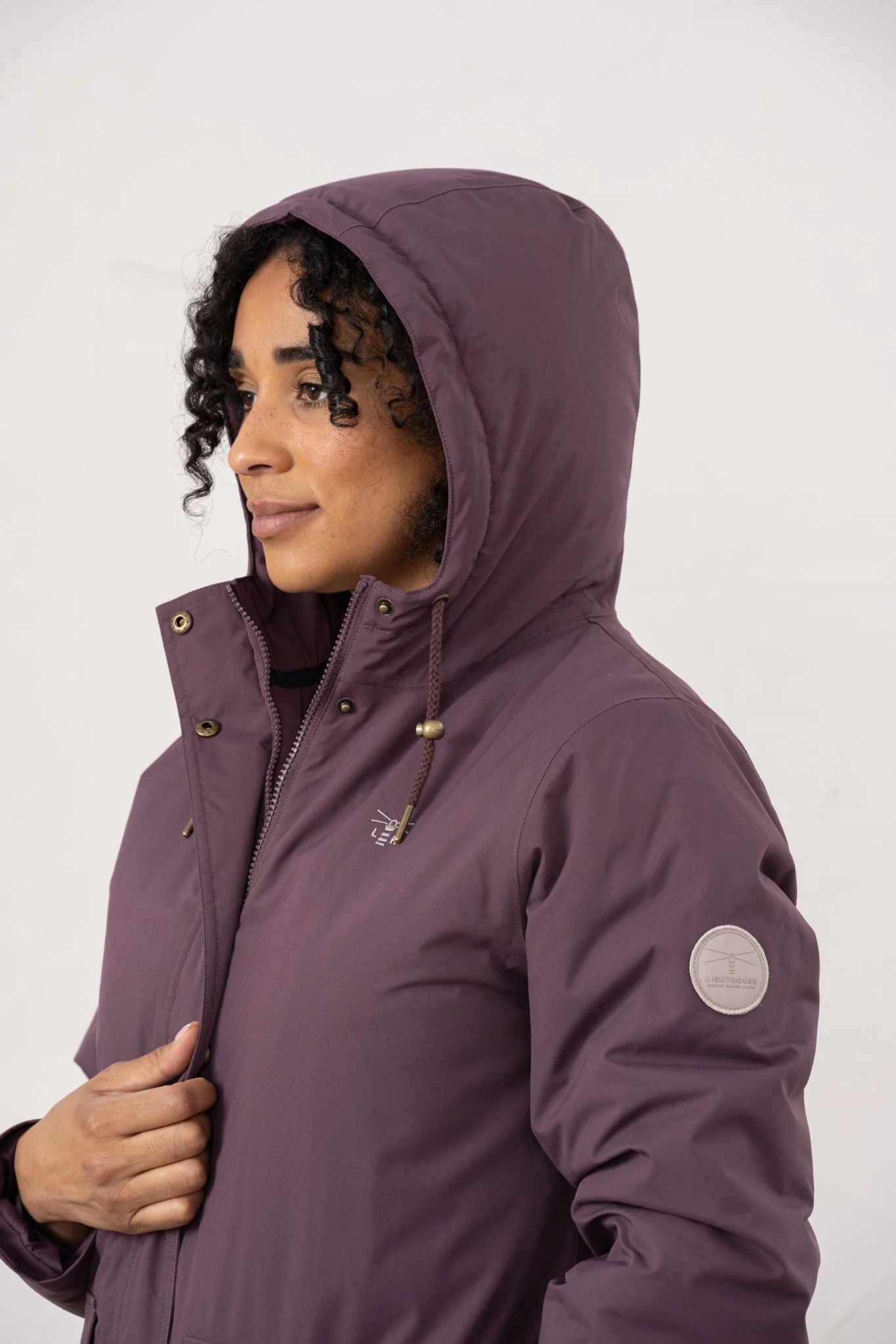 Imogen Coat - Cranberry - Image 7