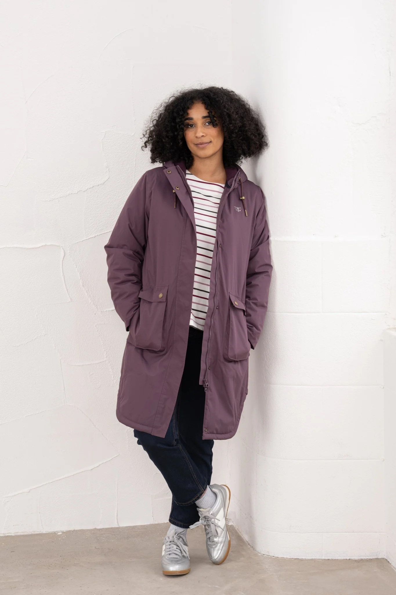 Imogen Coat - Cranberry - Image 8