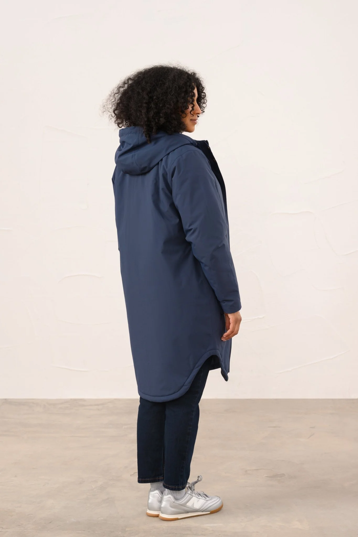 Imogen Coat - Navy - Image 9