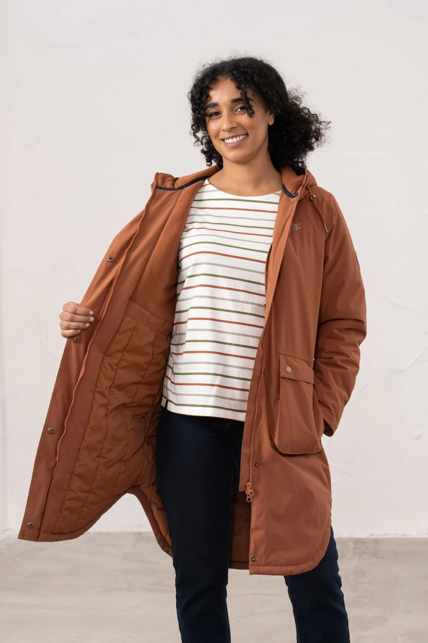 Imogen Coat - Rust - Image 5