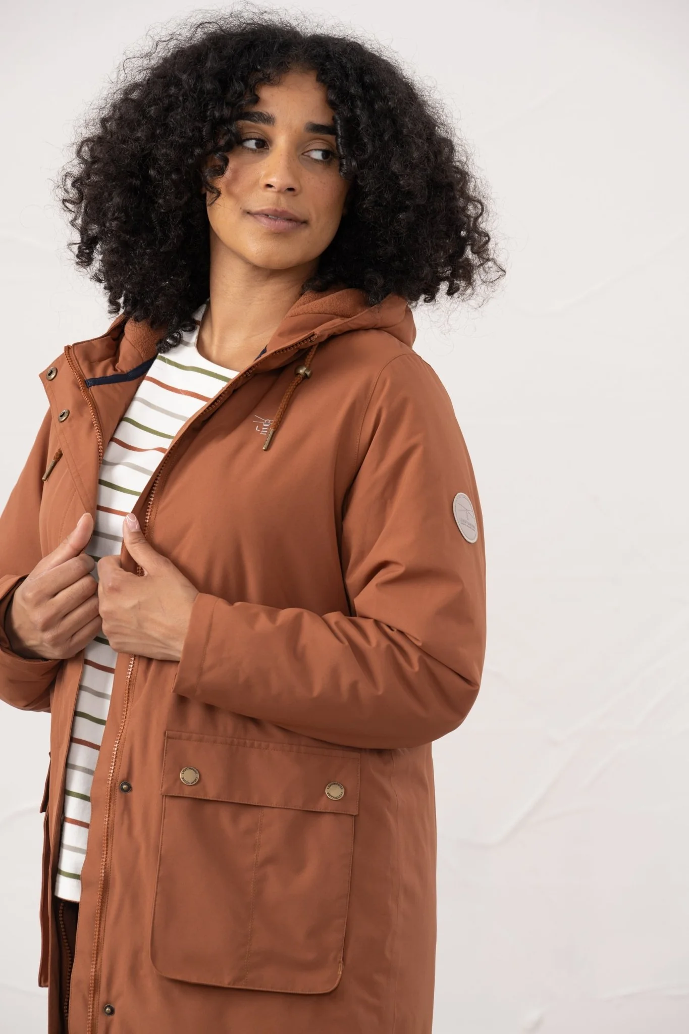 Imogen Coat - Rust - Image 6