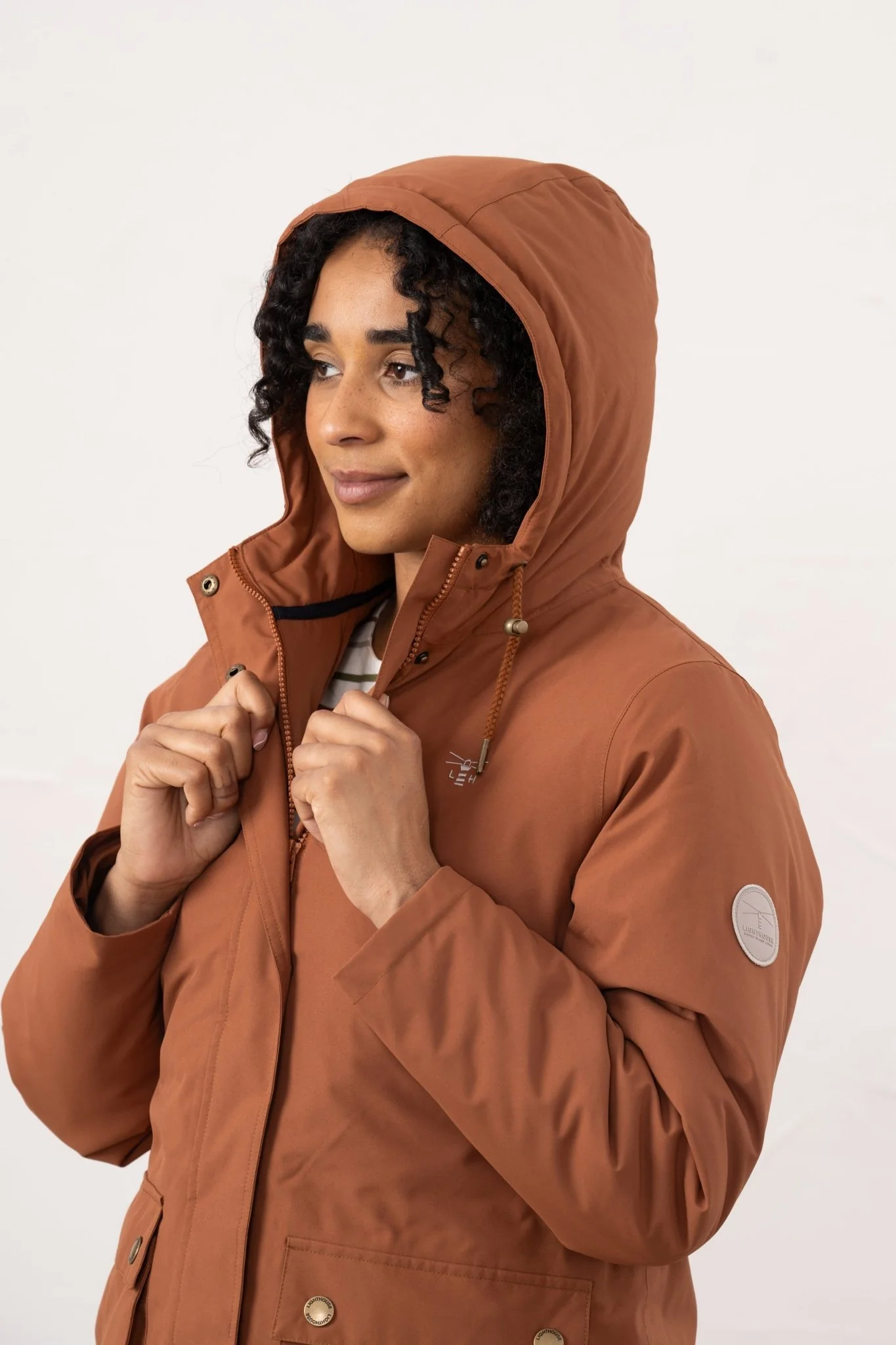 Imogen Coat - Rust - Image 7