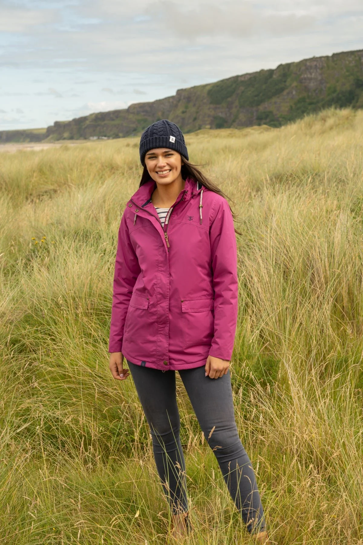 Iona Coat - Fuchsia - Image 3