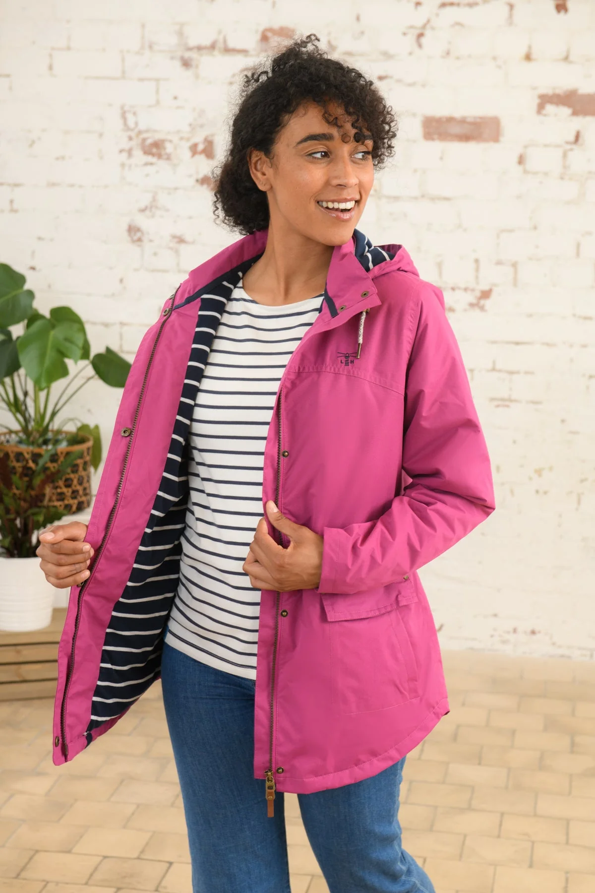 Iona Coat - Fuchsia - Image 6