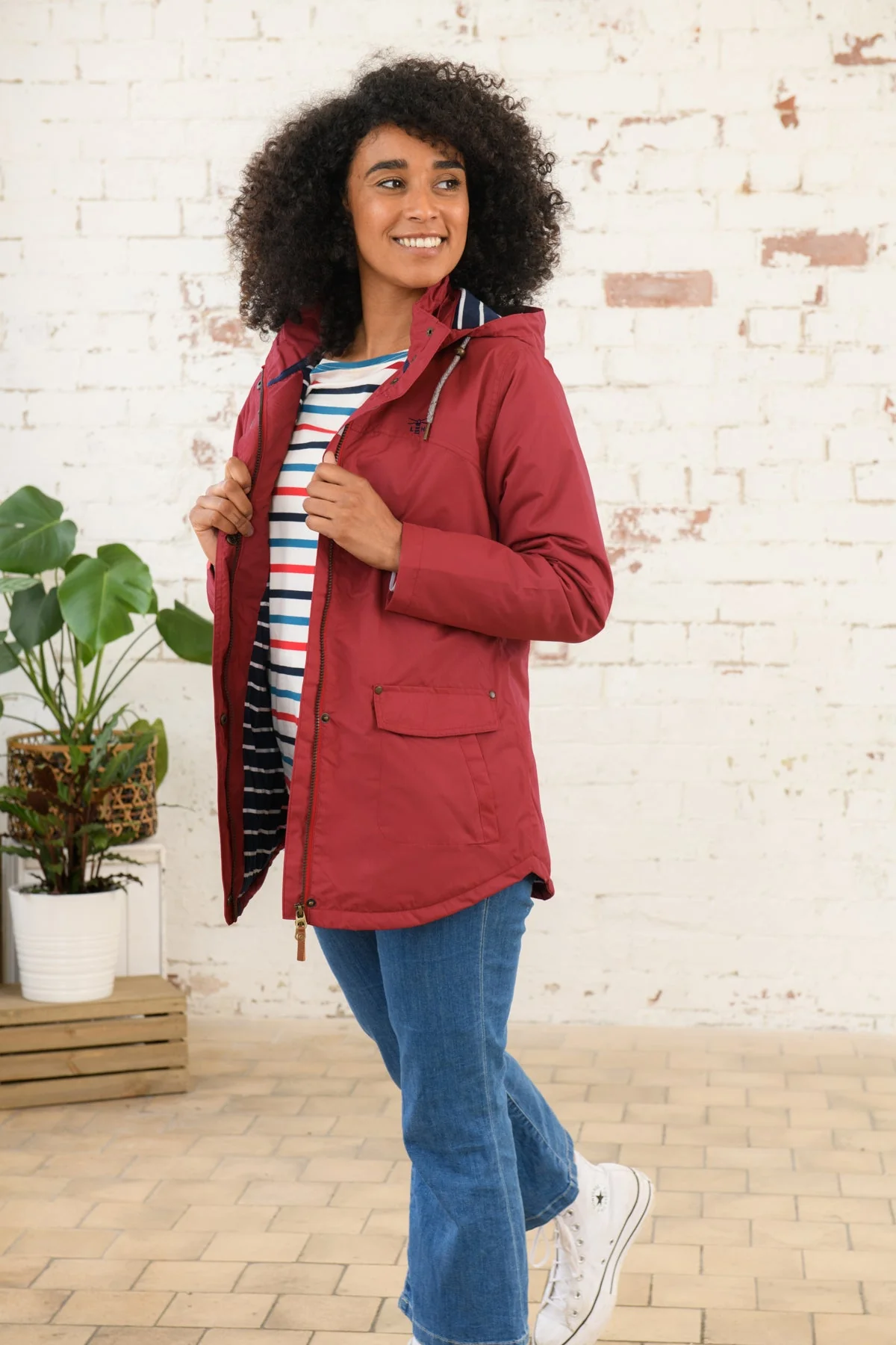 Iona Coat - Redcurrant - Image 4
