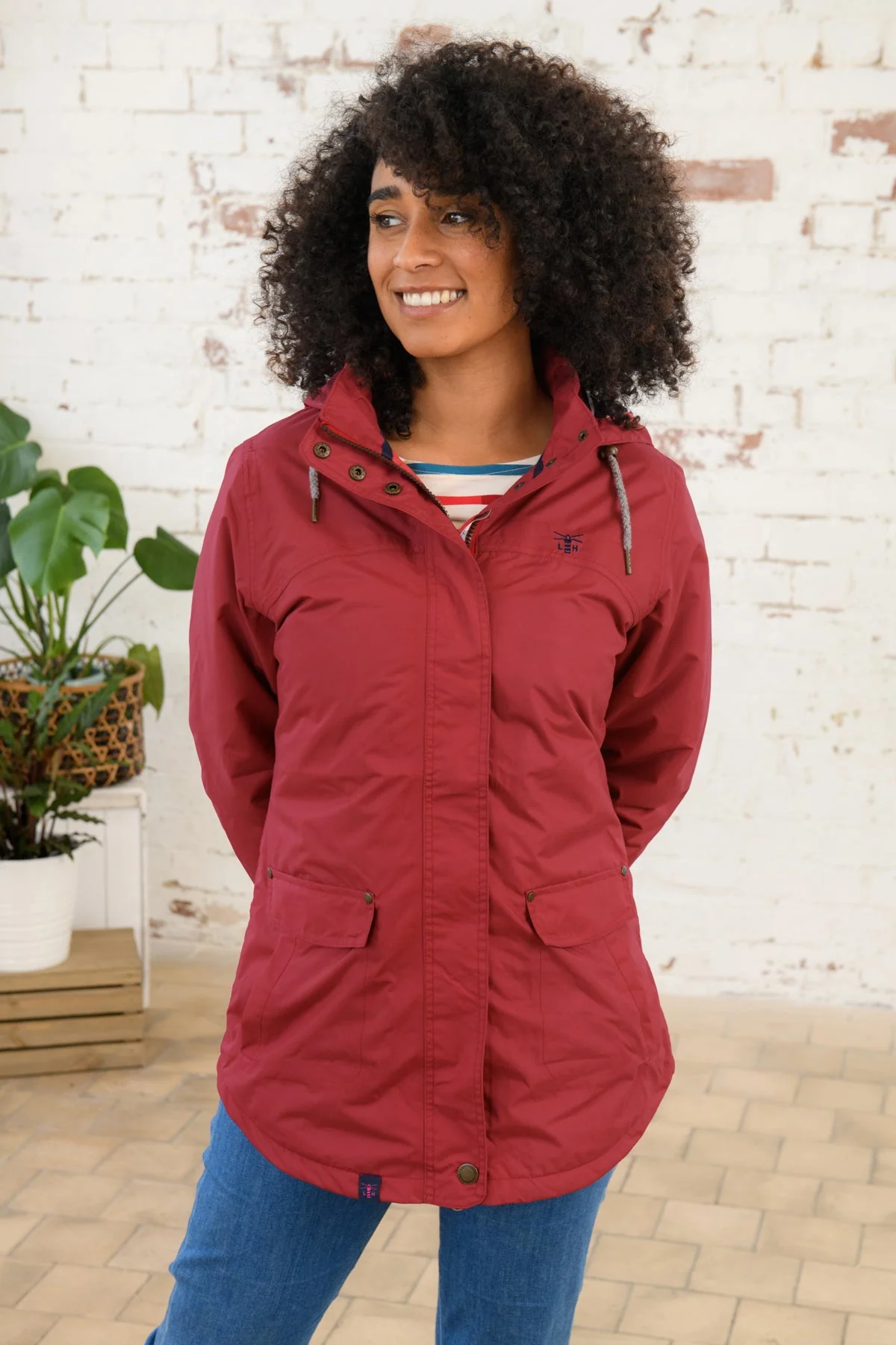 Iona Coat - Redcurrant - Image 5