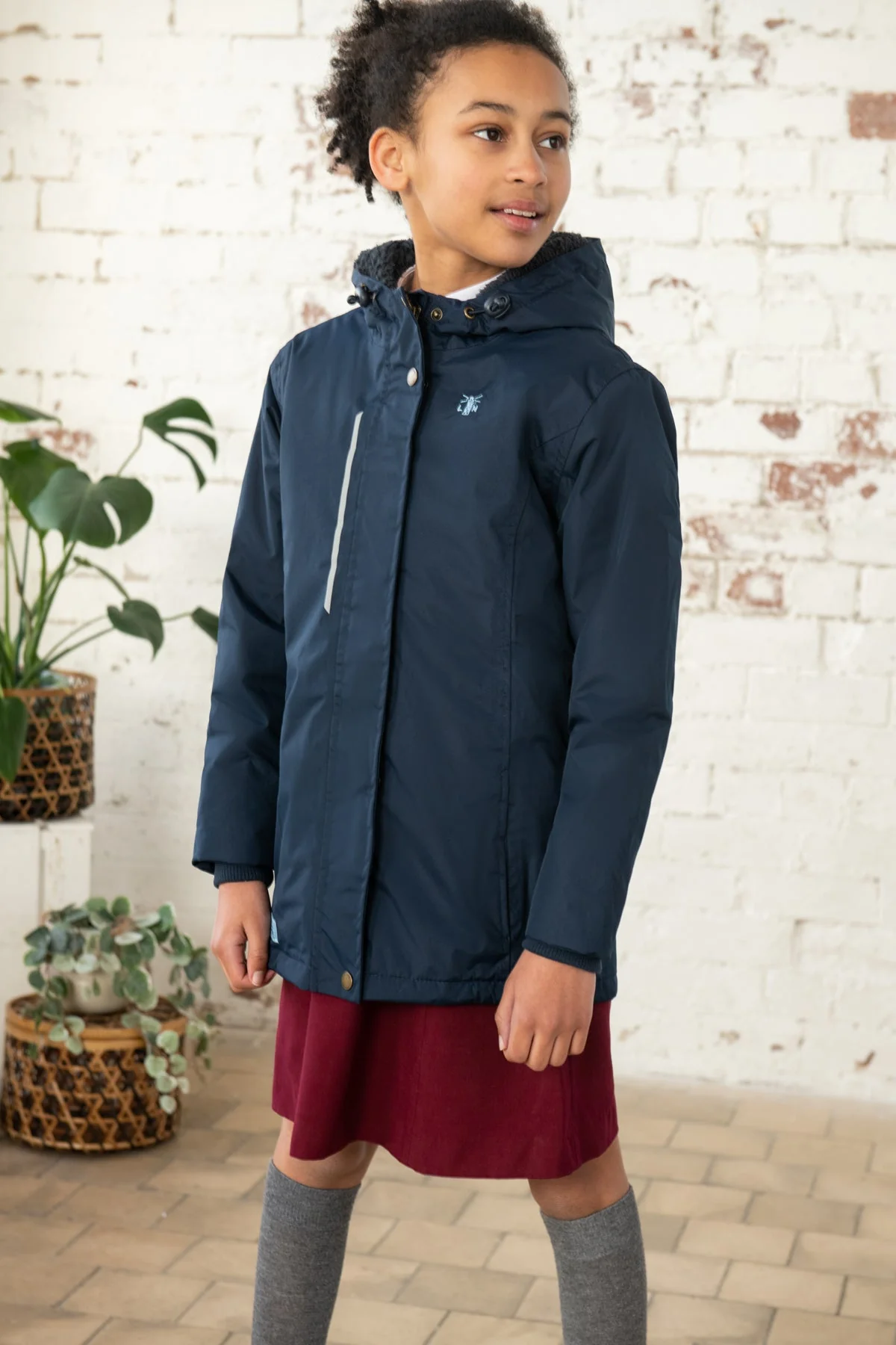 School Coat - Navy - Image 4