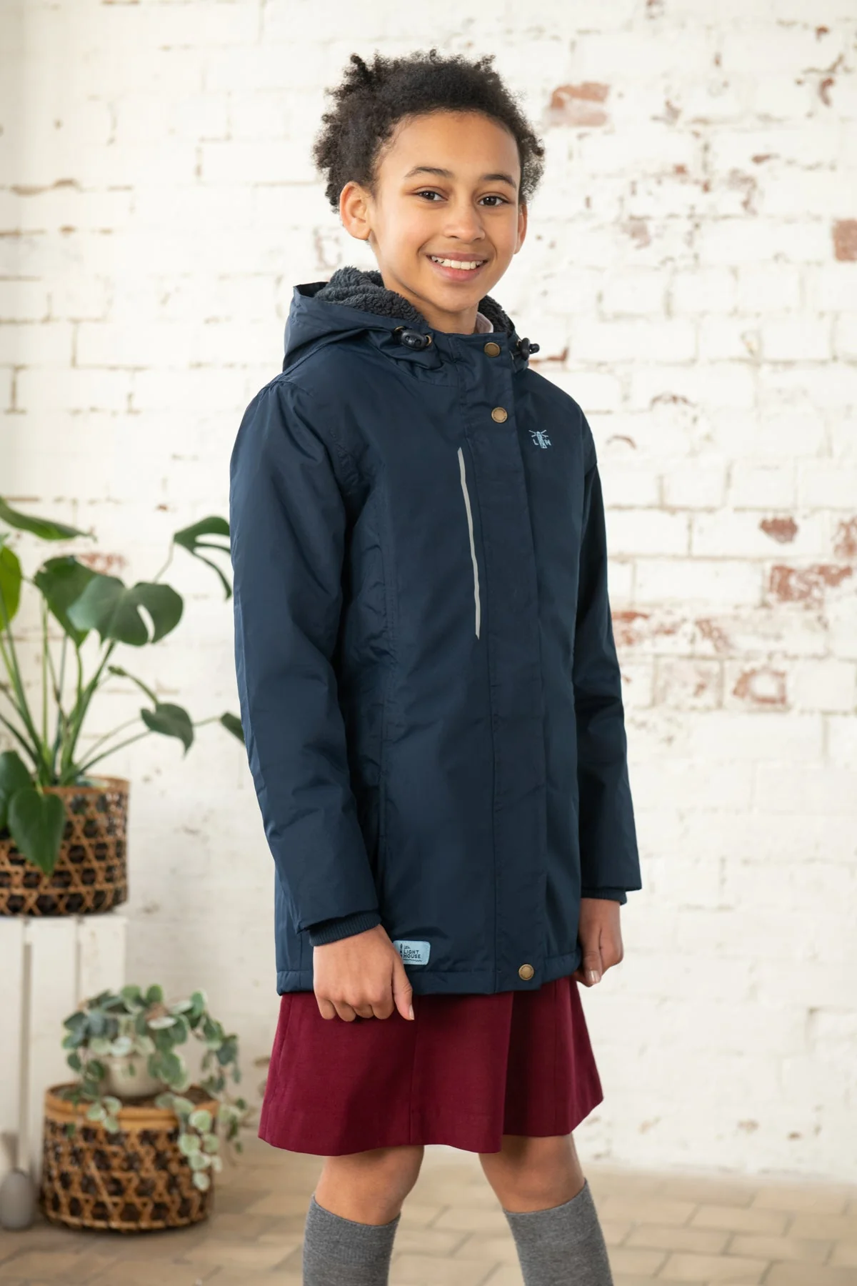 School Coat - Navy - Image 5
