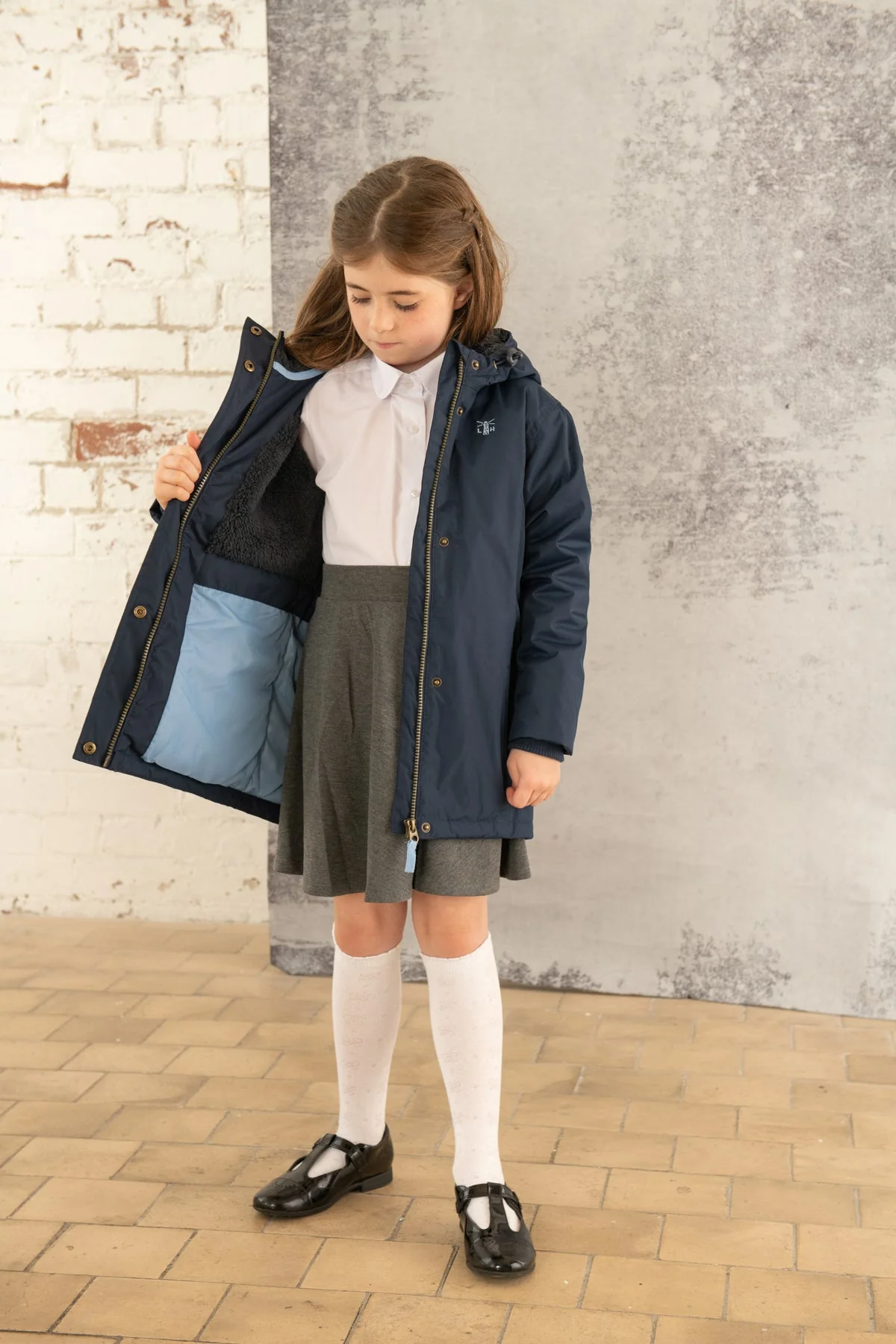 School Coat - Navy - Image 8