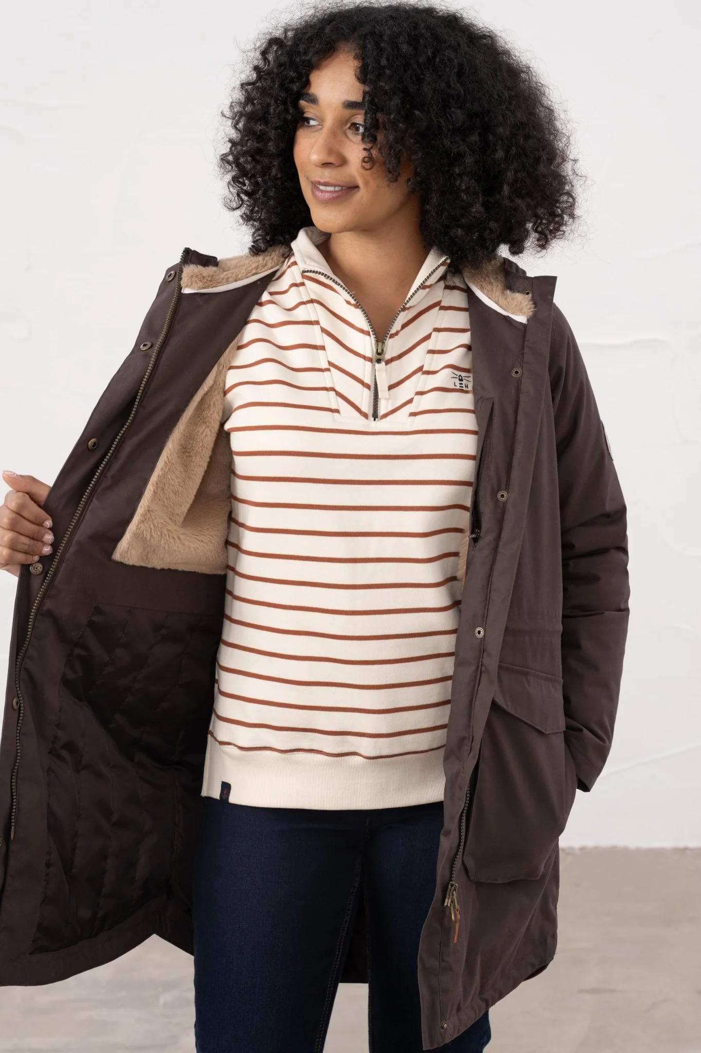 Isobel Coat - Cocoa - Image 7