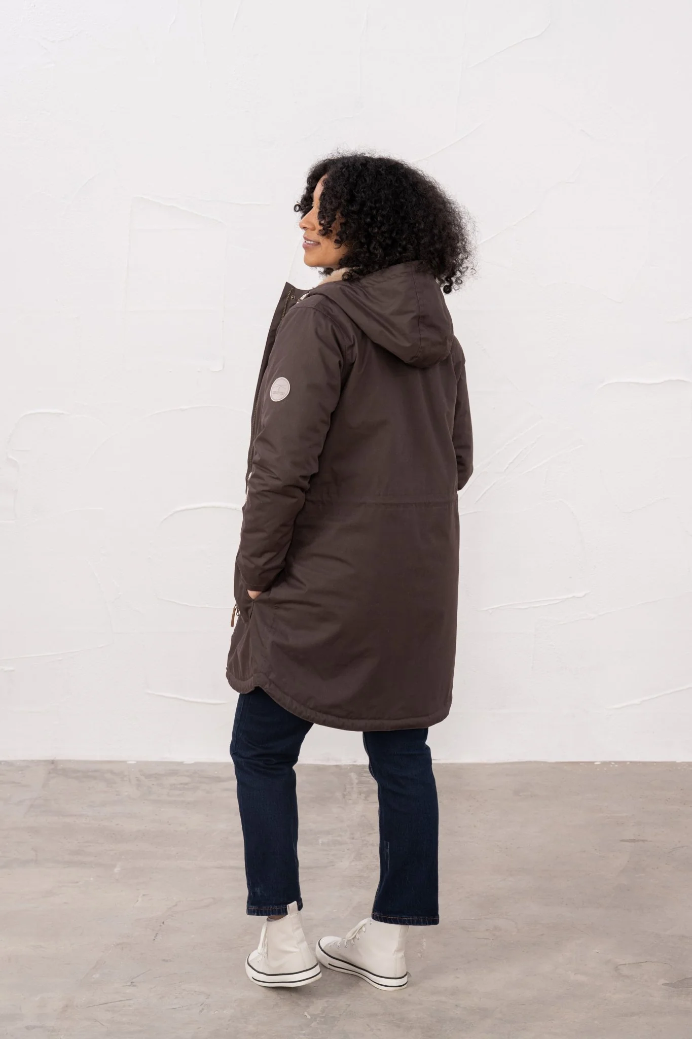 Isobel Coat - Cocoa - Image 9