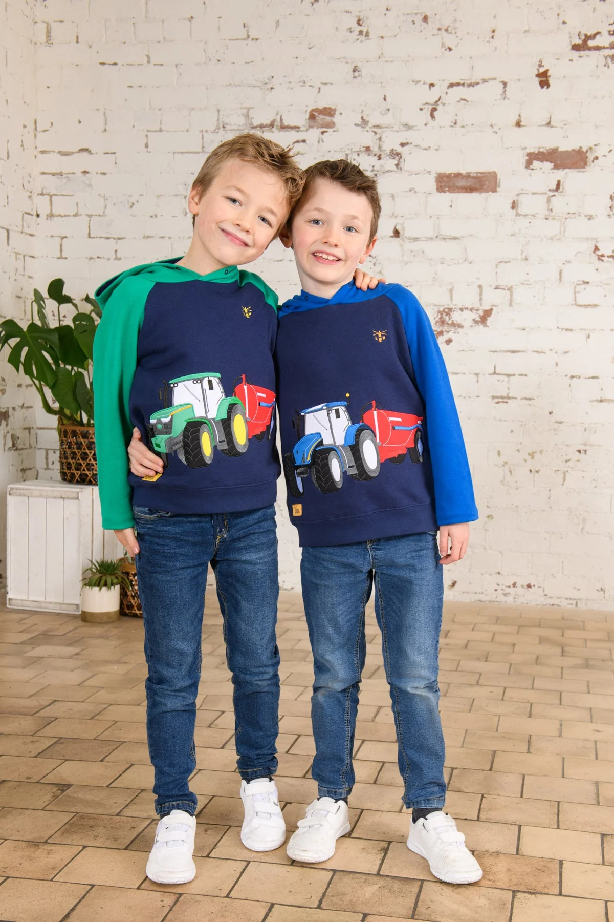 Jack Hoodie - Blue Tractor Slurry - Image 3