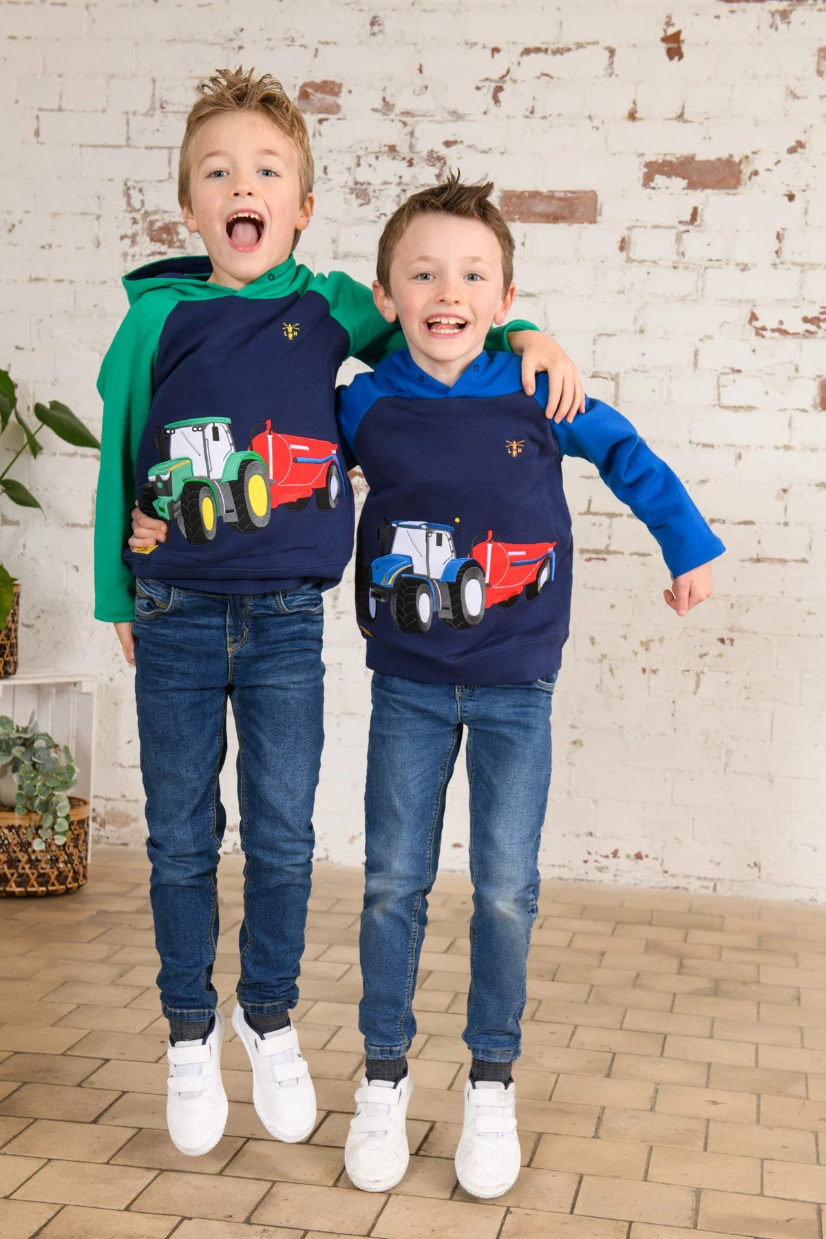 Jack Hoodie - Blue Tractor Slurry - Image 4