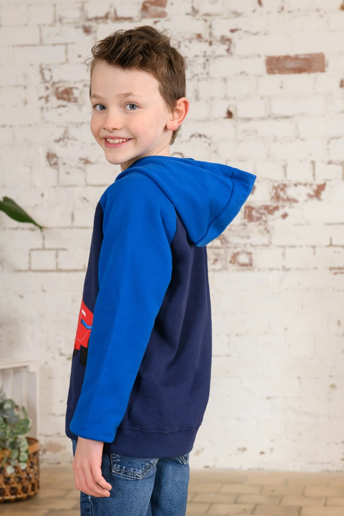 Jack Hoodie - Blue Tractor Slurry - Image 5