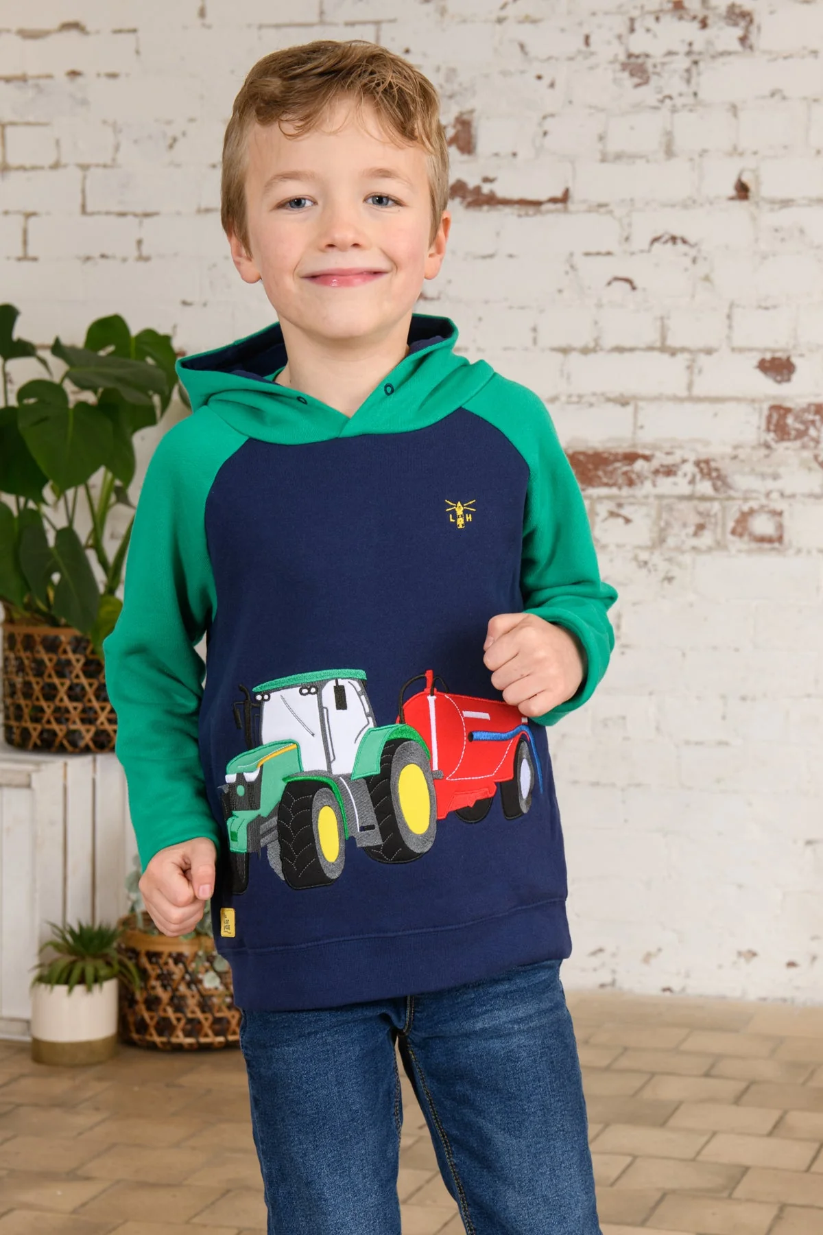 Jack Hoodie - Green Tractor Slurry - Image 11