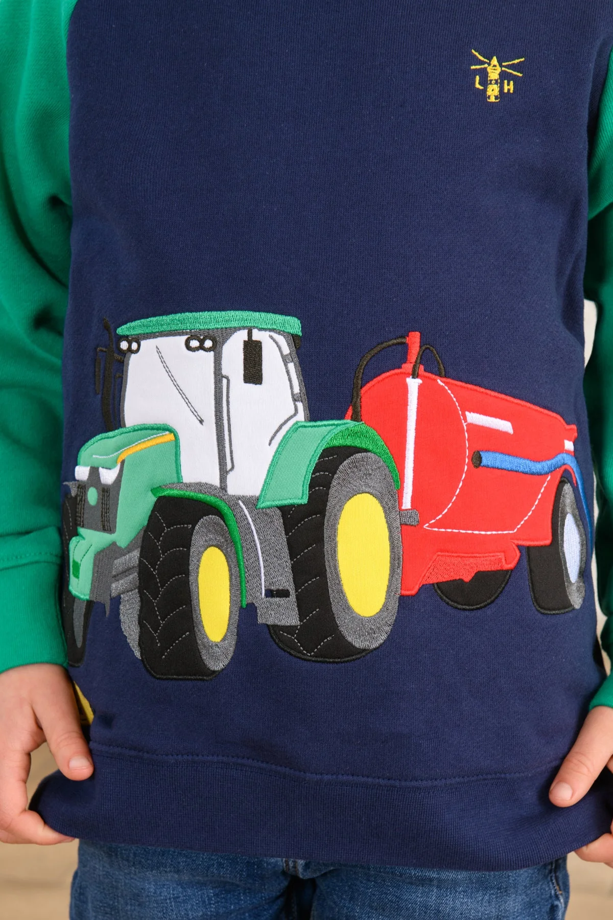 Jack Hoodie - Green Tractor Slurry - Image 15