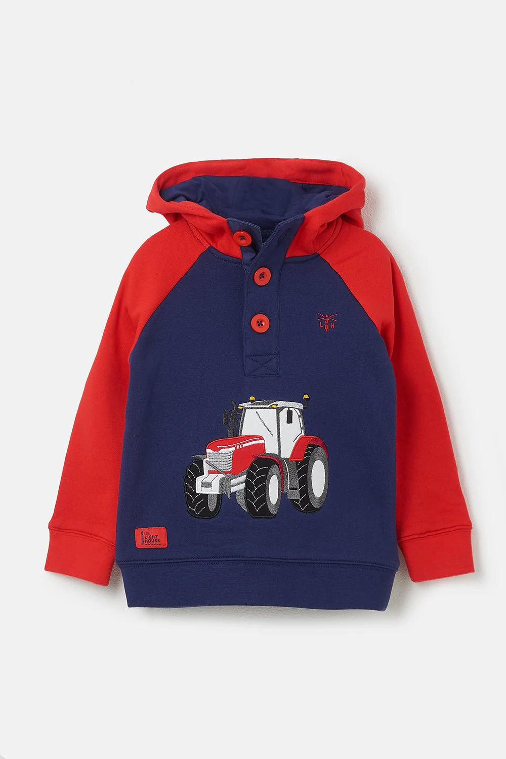 Jack Hoodie - Red Tractor Appliqué - Image 4
