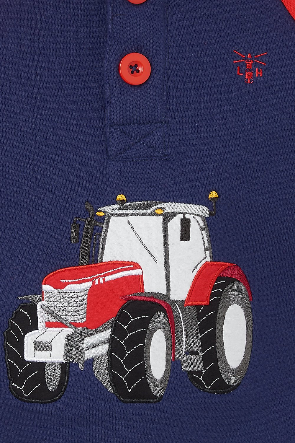 Jack Hoodie - Red Tractor Appliqué - Image 5