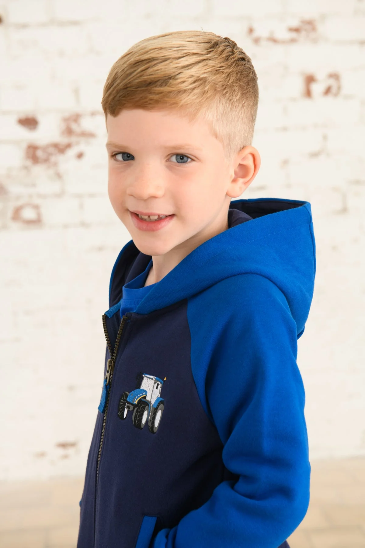 Jackson Full Zip Hoodie - Blue Tractor - Image 6