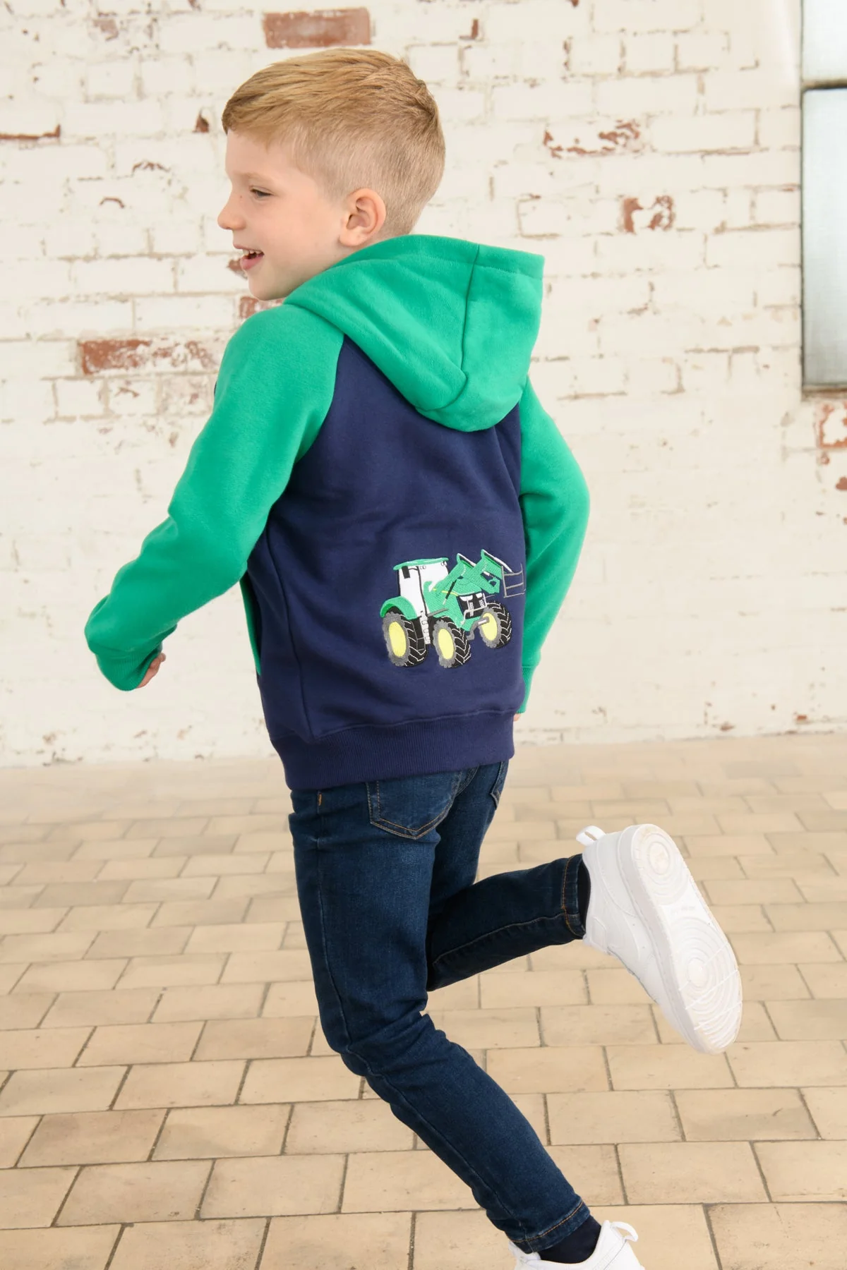 Jackson Full Zip Hoodie - Green Tractor - Image 5
