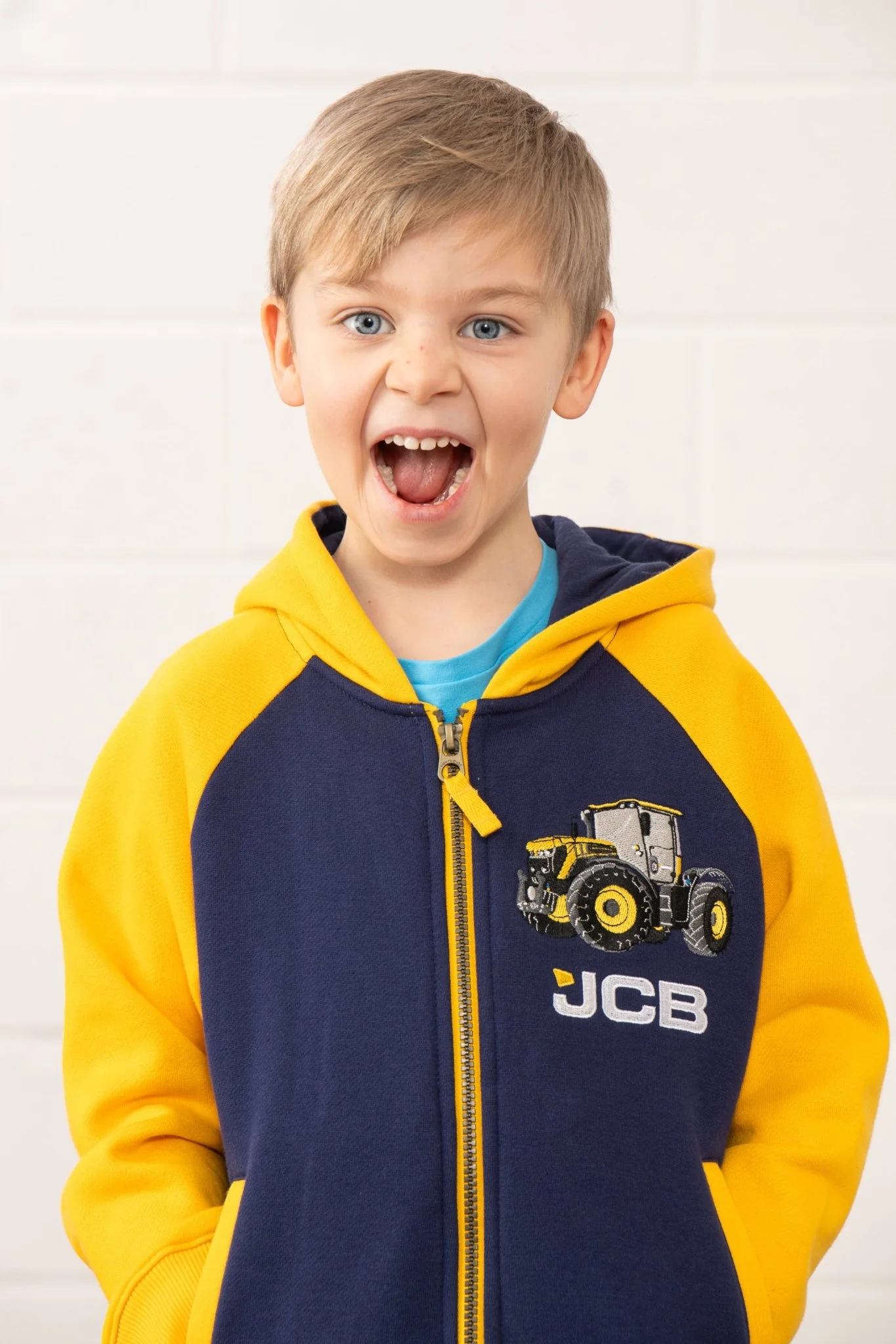 Jackson Full Zip Hoodie - Navy JCB - Image 3