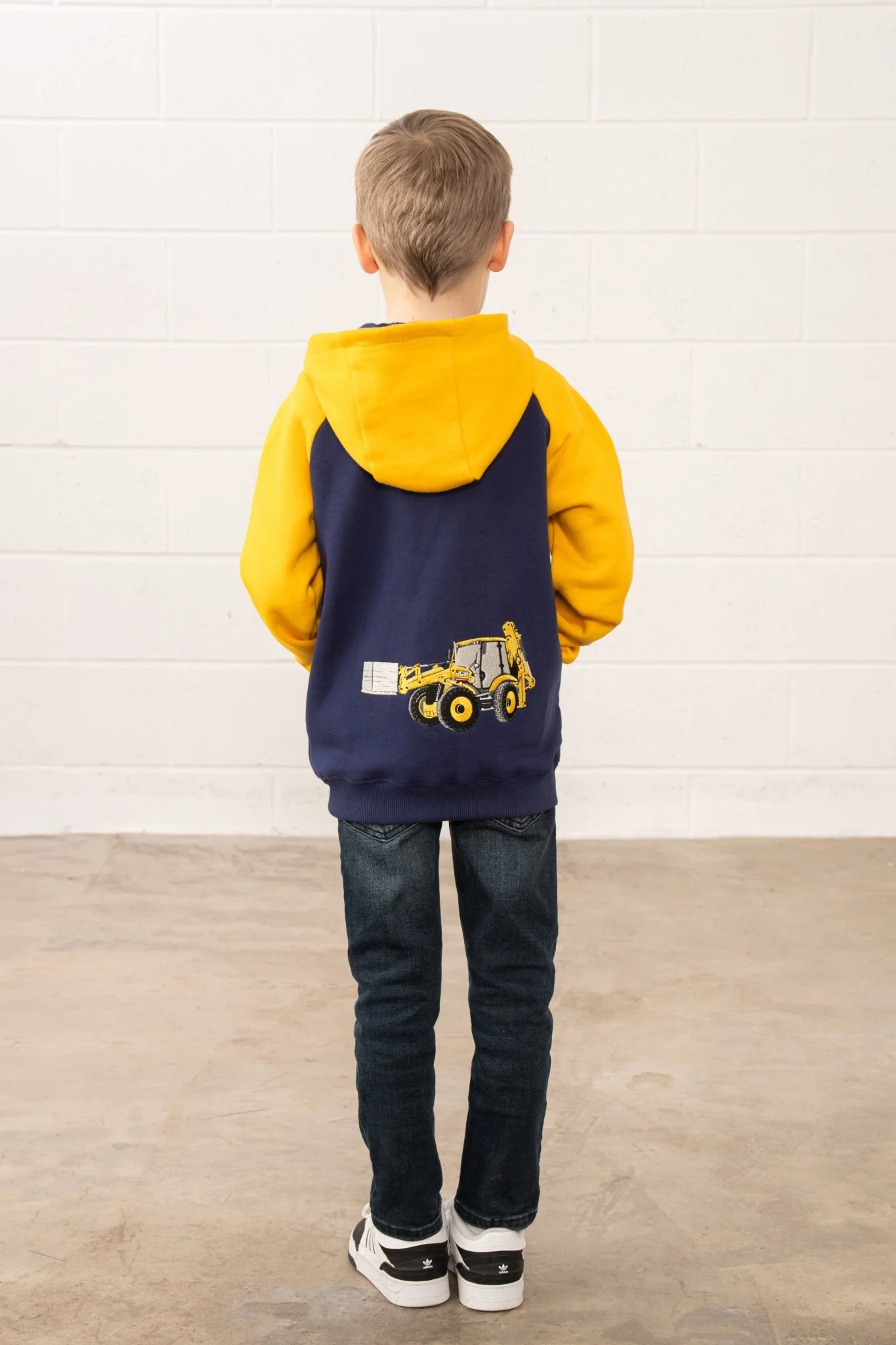 Jackson Full Zip Hoodie - Navy JCB - Image 4