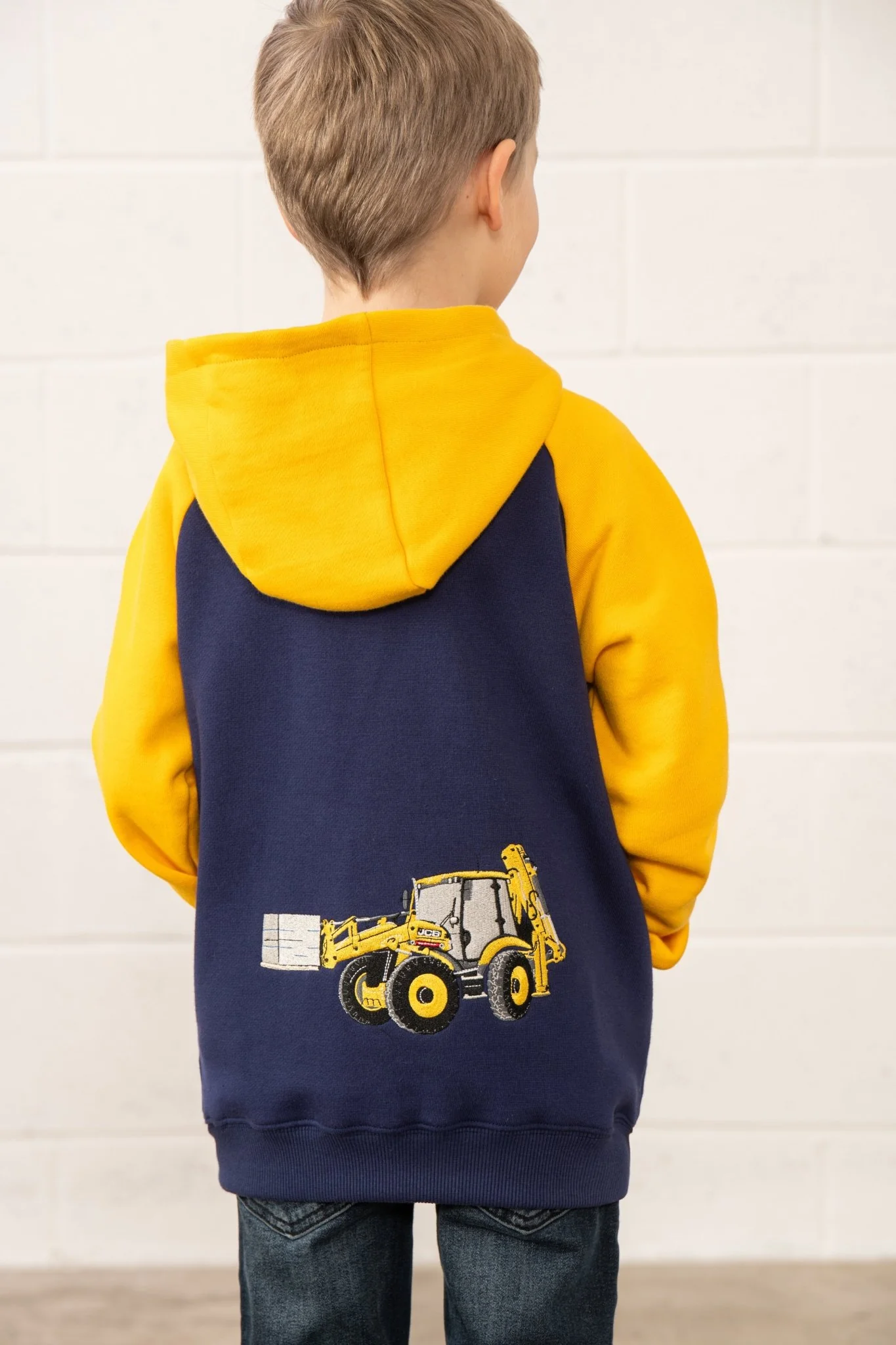 Jackson Full Zip Hoodie - Navy JCB - Image 5