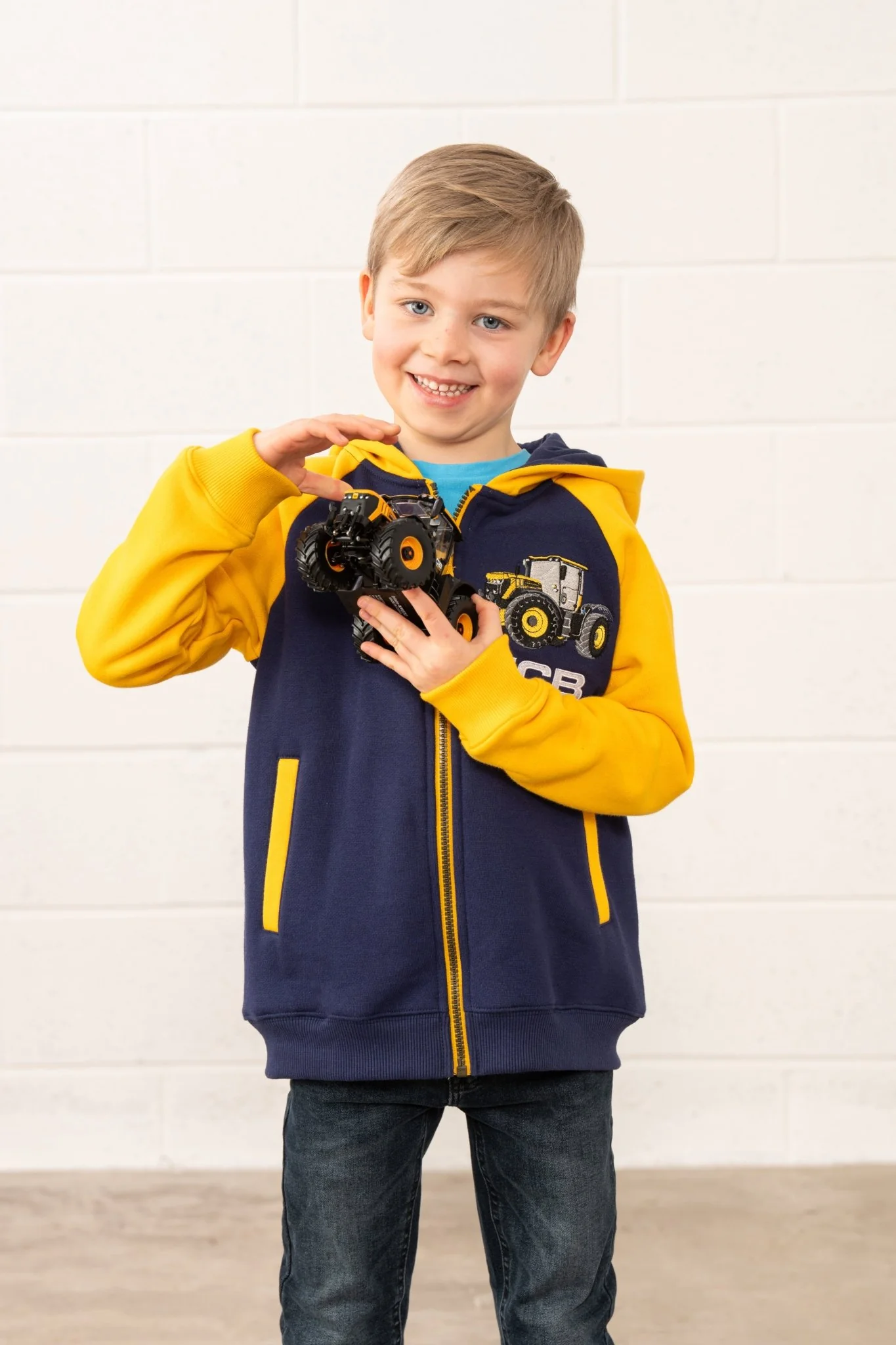 Jackson Full Zip Hoodie - Navy JCB - Image 6