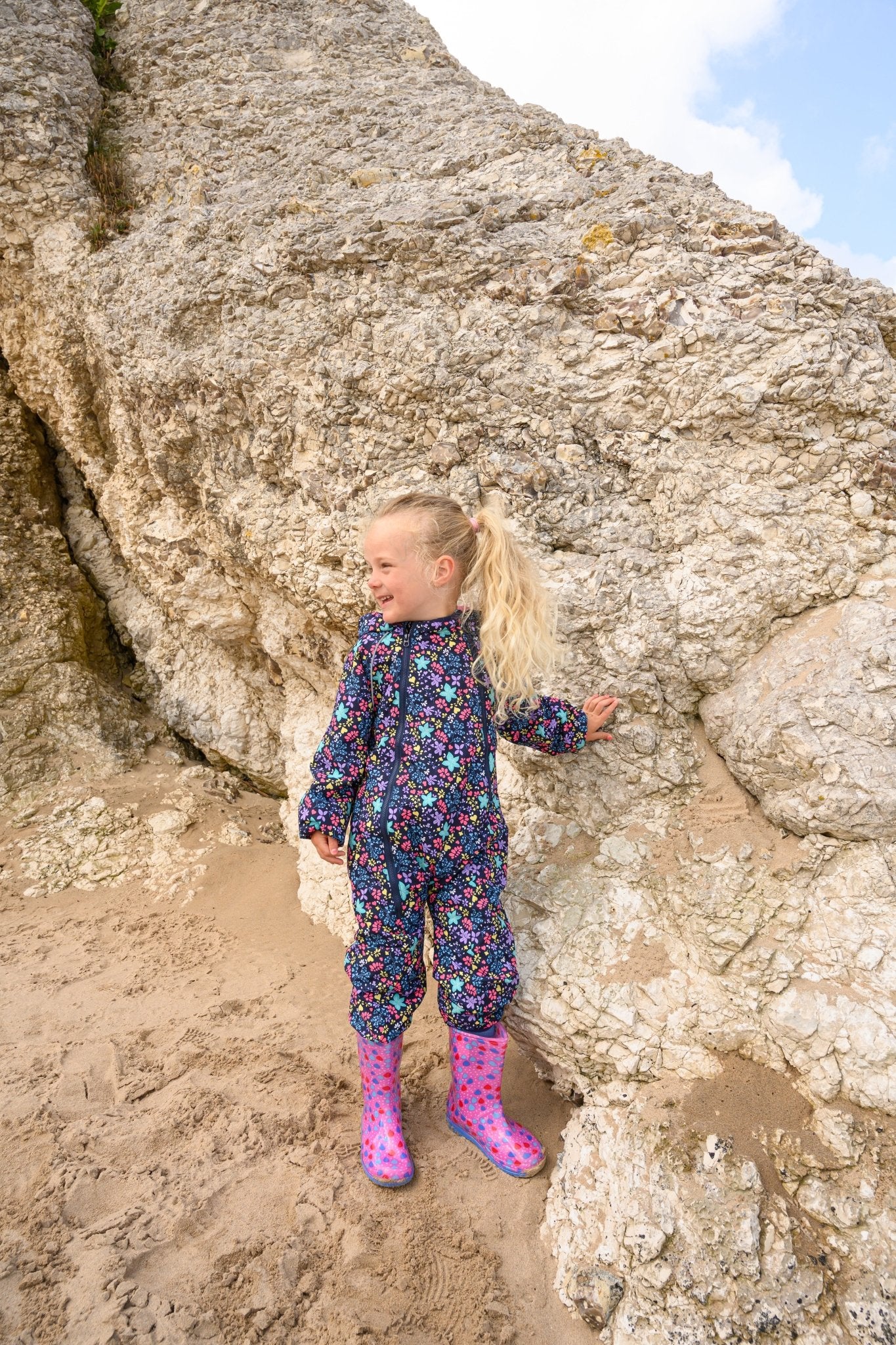 Jamie Puddlesuit - Floral Print - Image 3