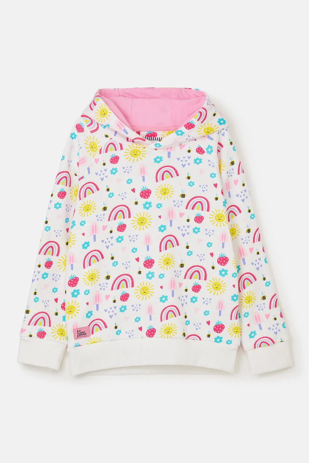 Jessie Hoodie - Rainbow Sunshine Print - Image 3