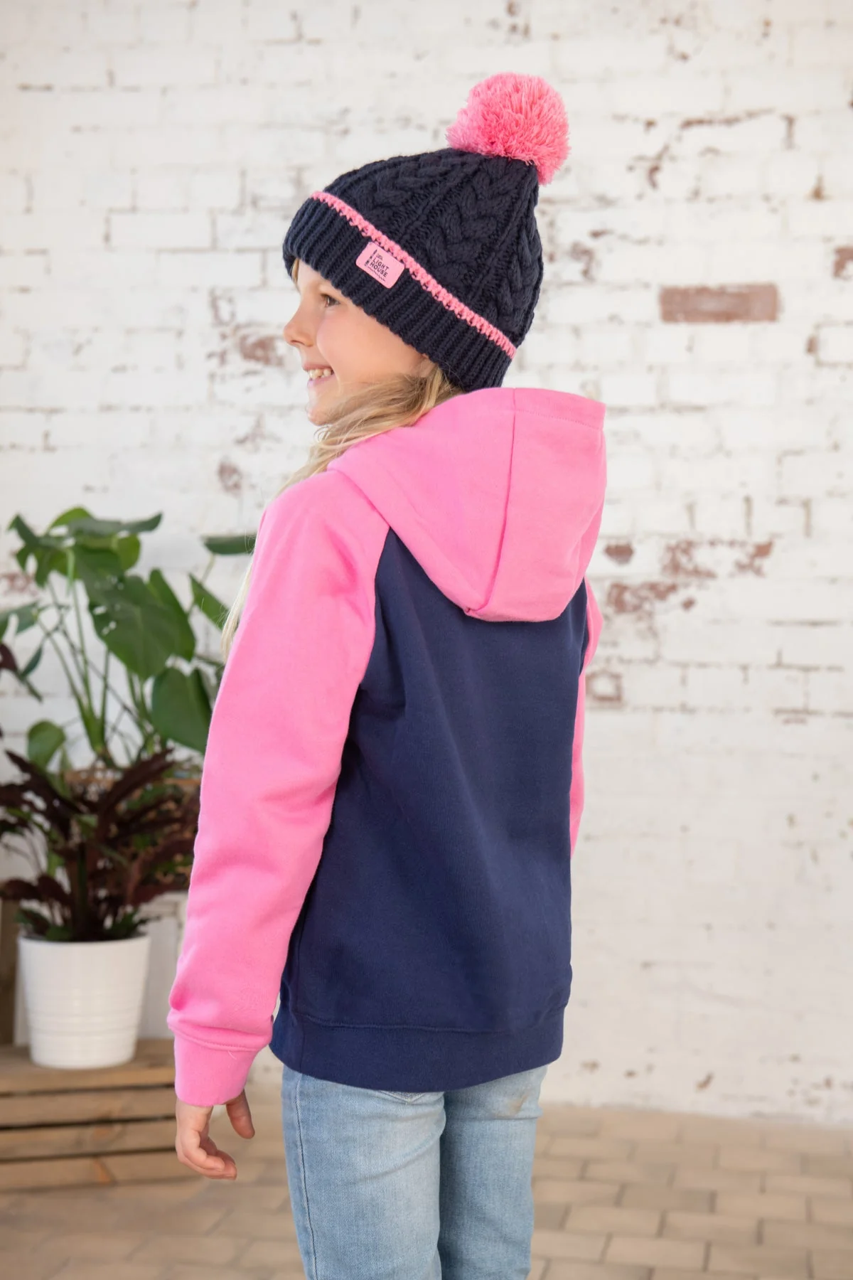 Jill Hoodie - Pink Tractor Appliqué - Image 11