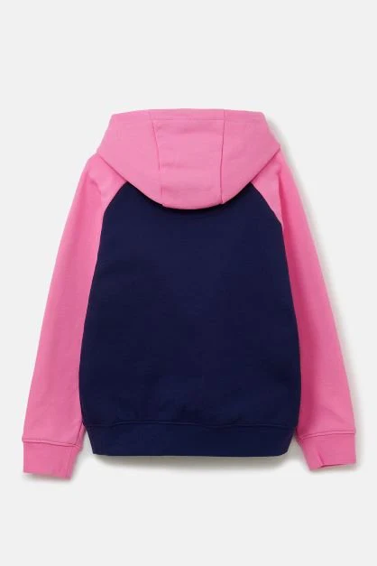 Jill Hoodie - Pink Tractor Appliqué - Image 4