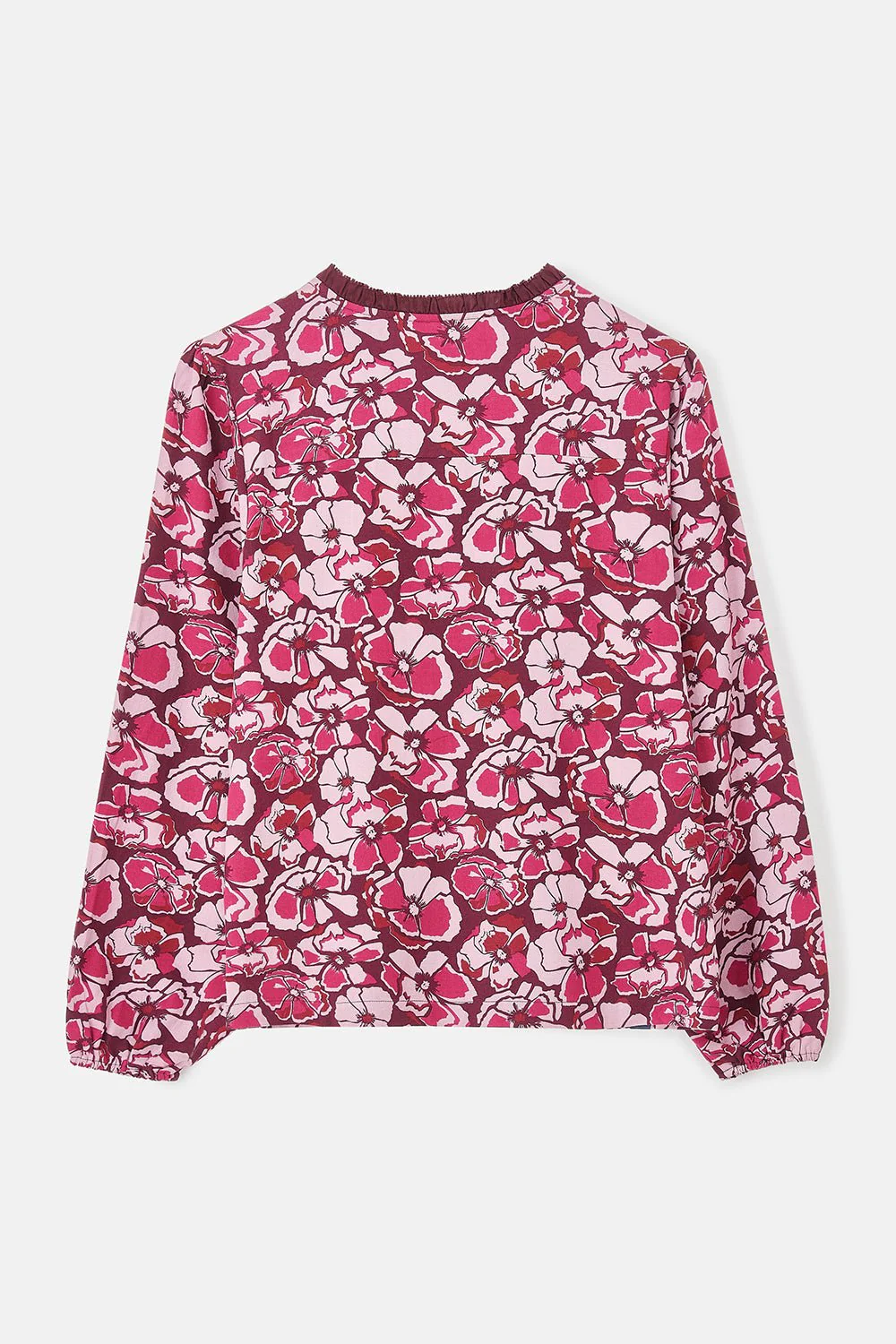 Juliette Blouse - Cranberry Floral - Image 3