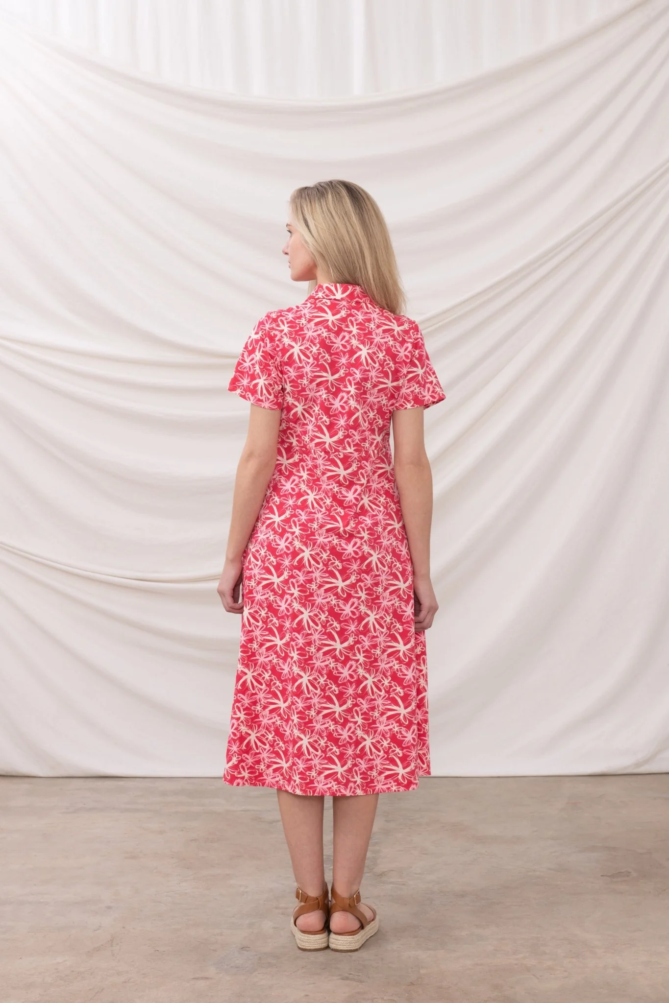 Keira Dress - Raspberry Floral - Image 6