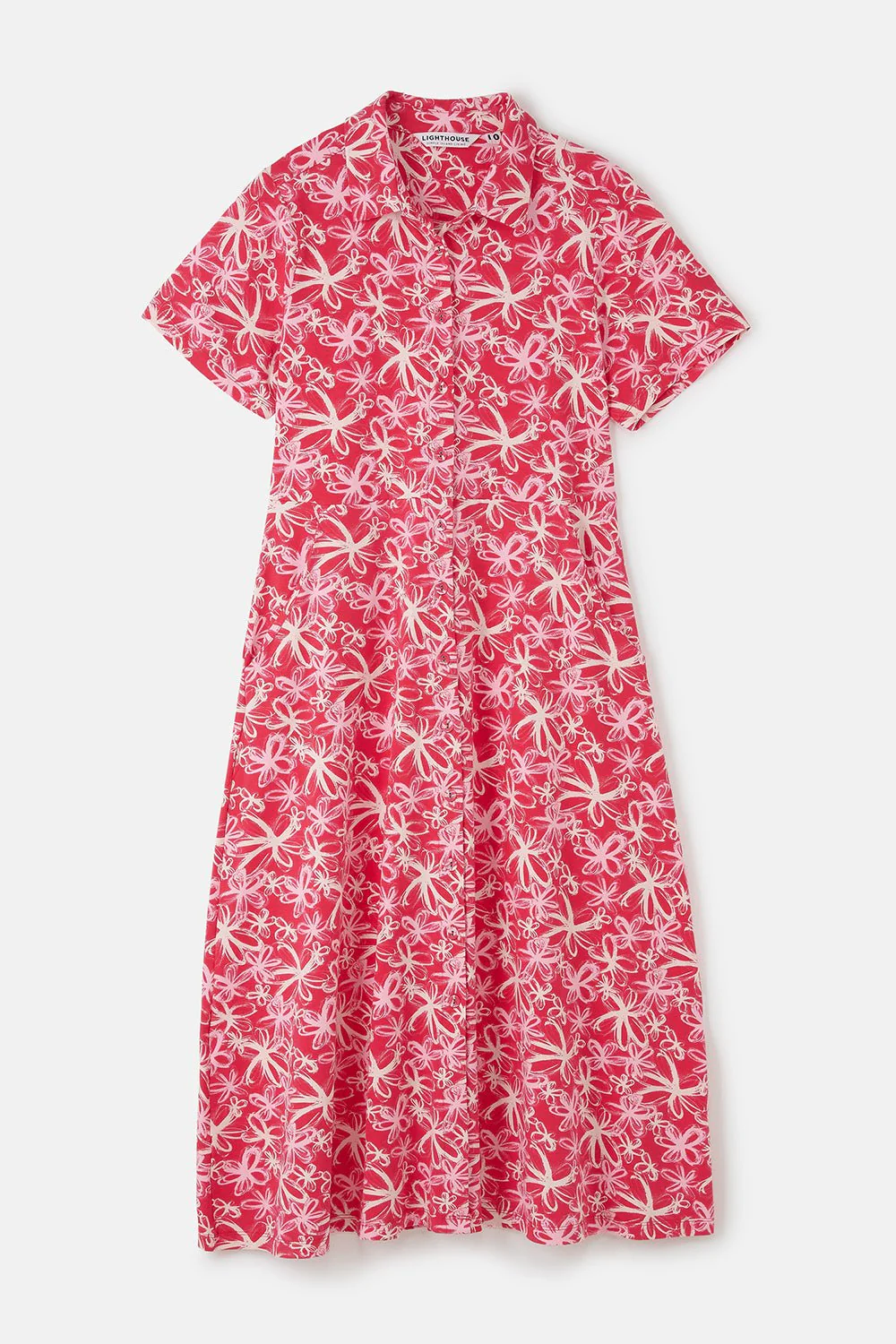 Keira Dress - Raspberry Floral - Image 7